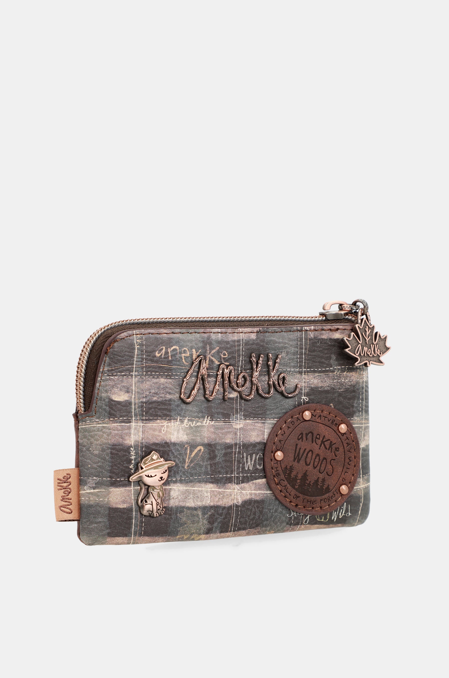 Wild printed coin purse