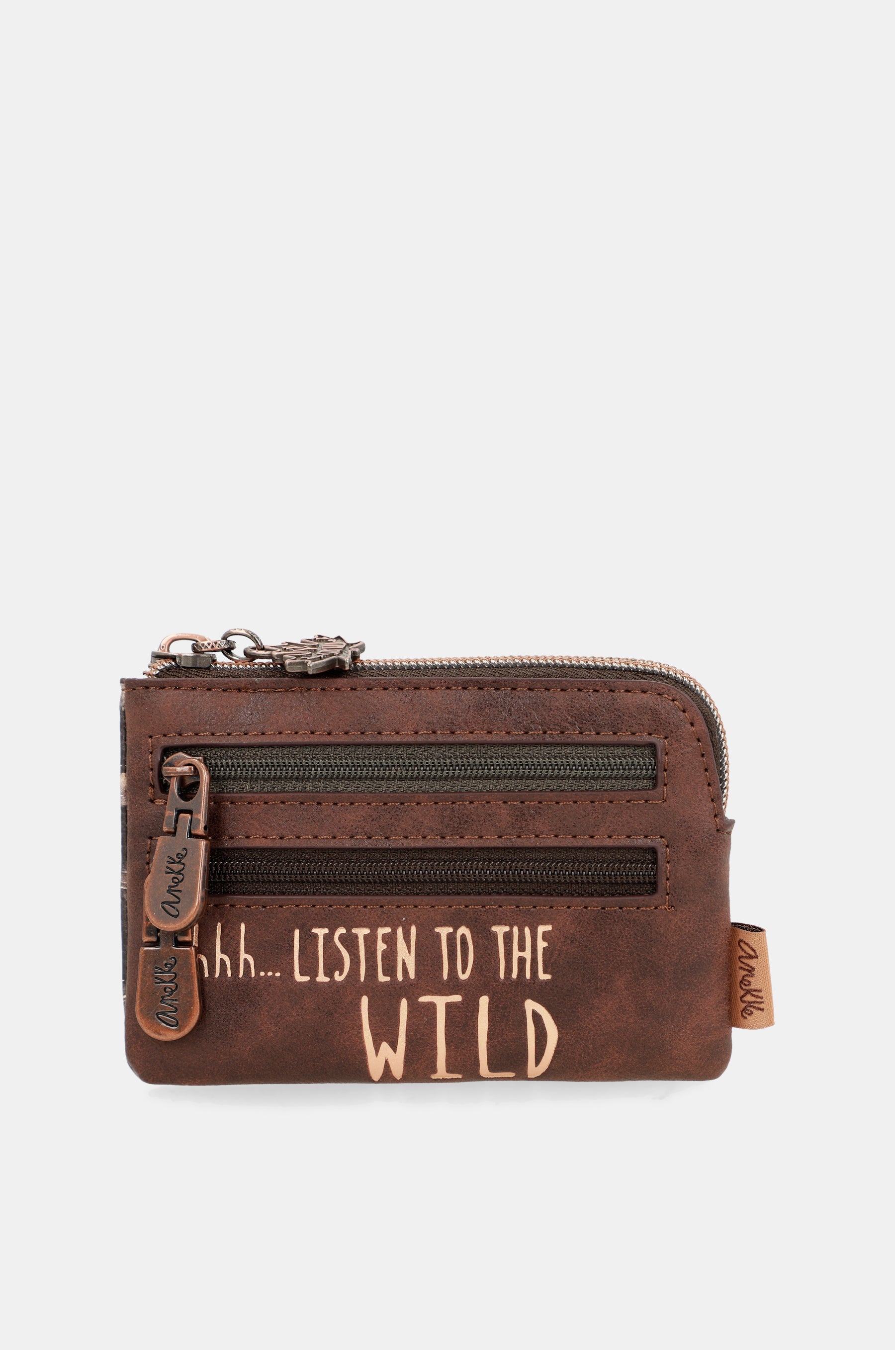Wild printed coin purse