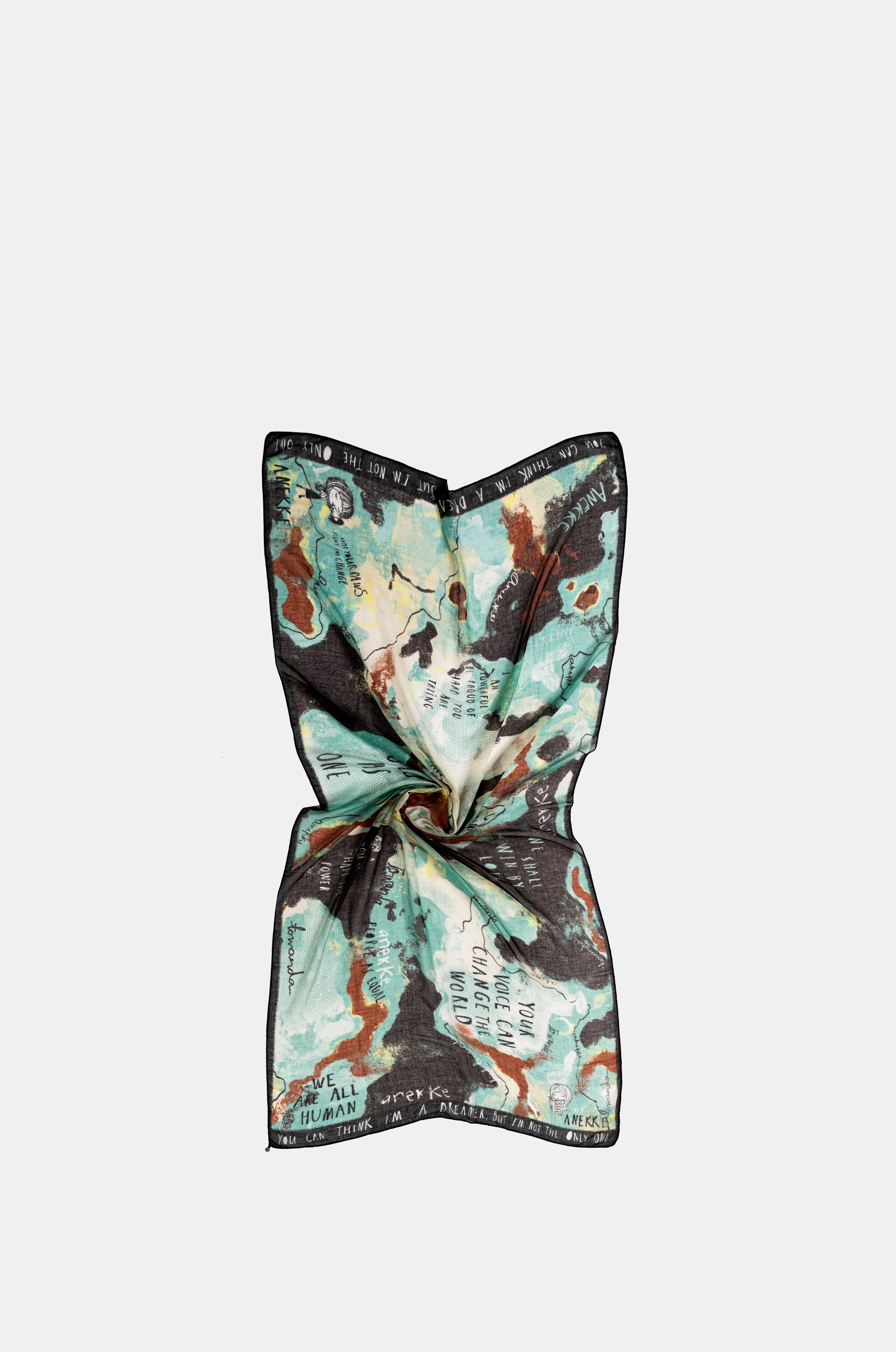 Woods scarf green