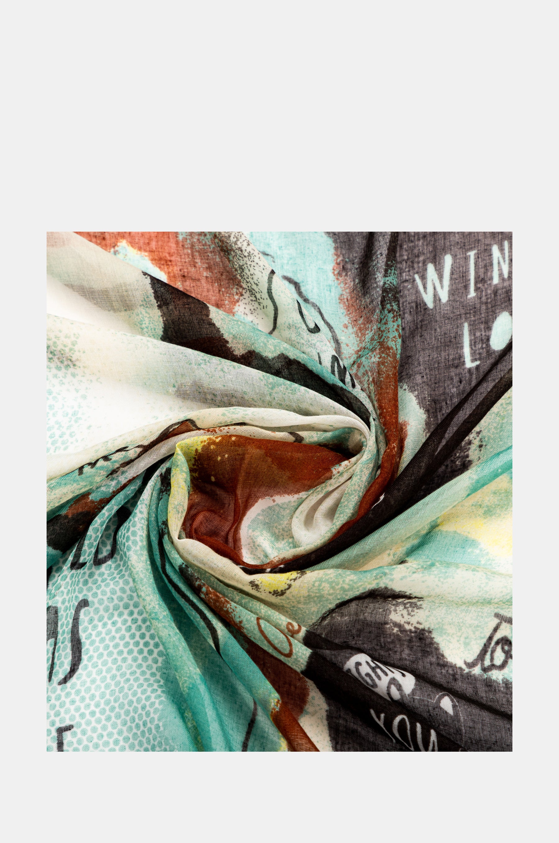 Woods scarf green