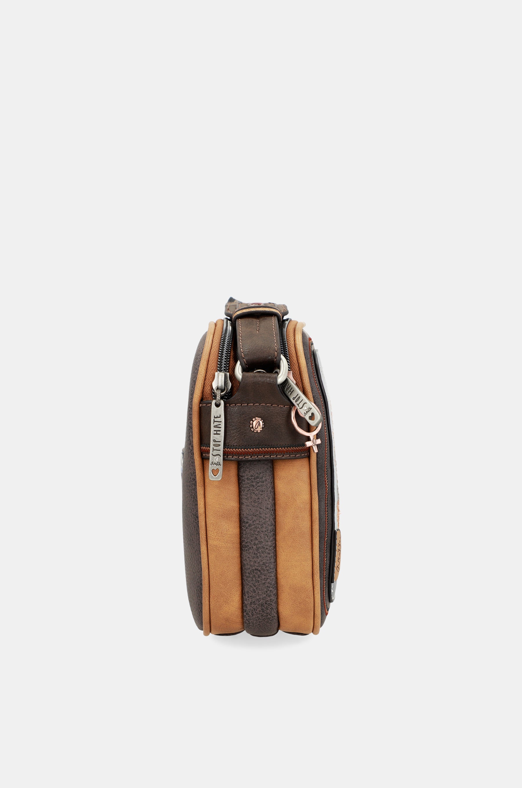 Triple compartment shoulder bag Voice