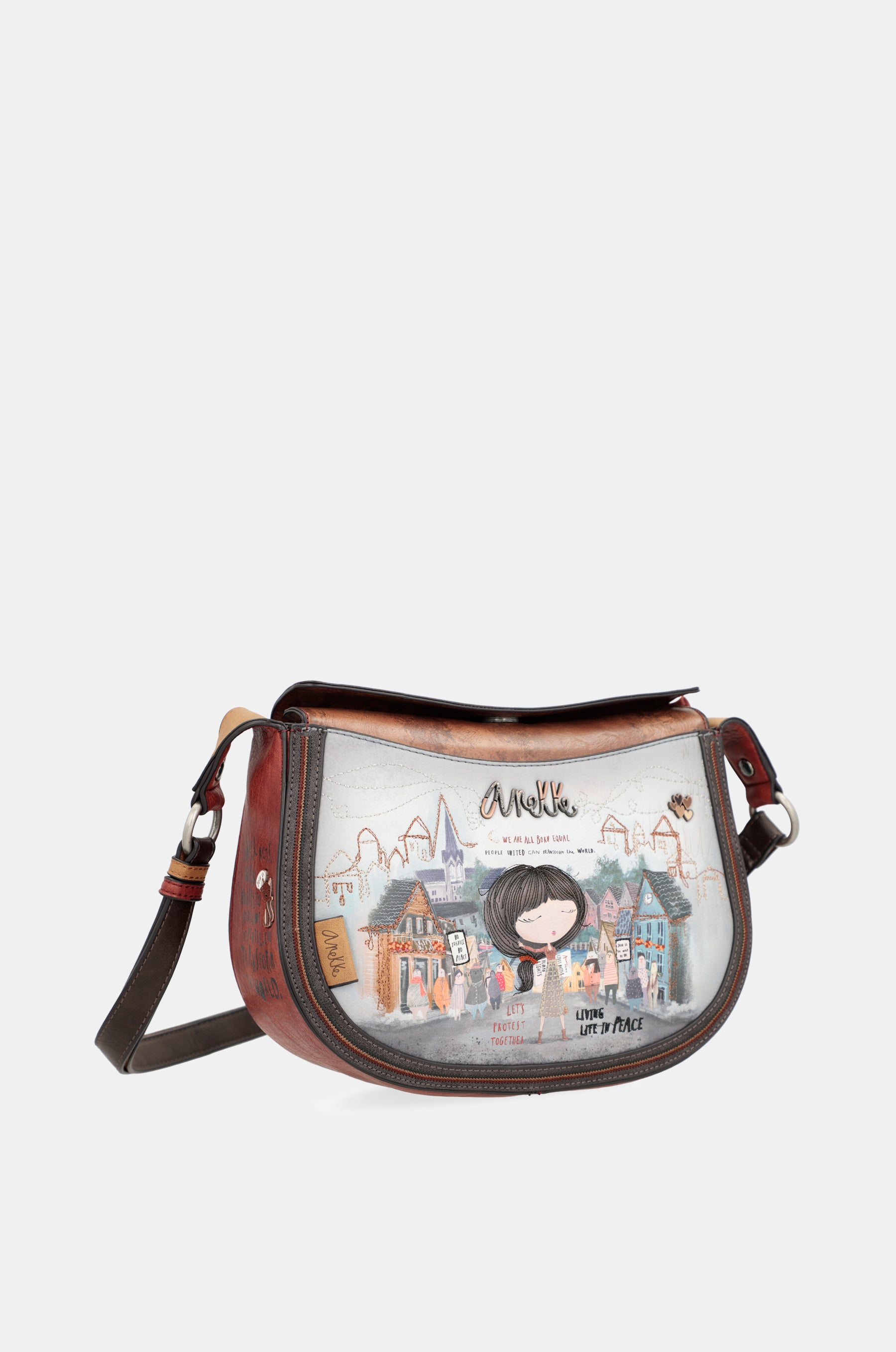 Oval shoulder bag Voice