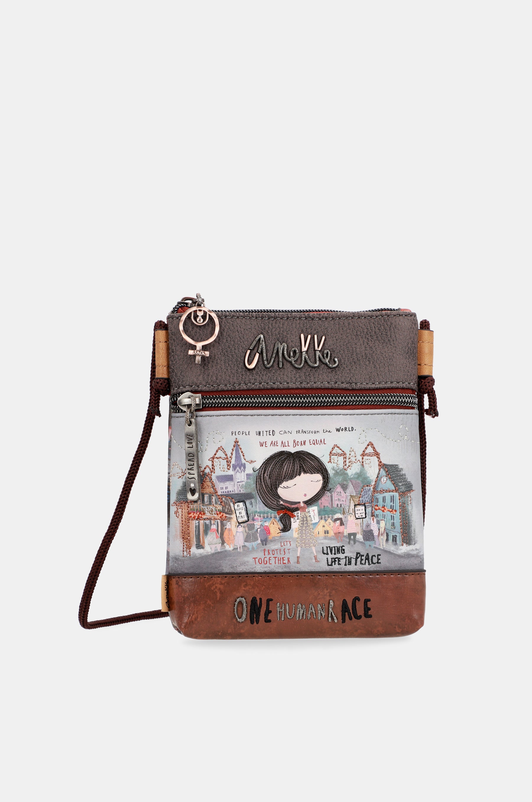 Mini shoulder bag with double compartment Voice