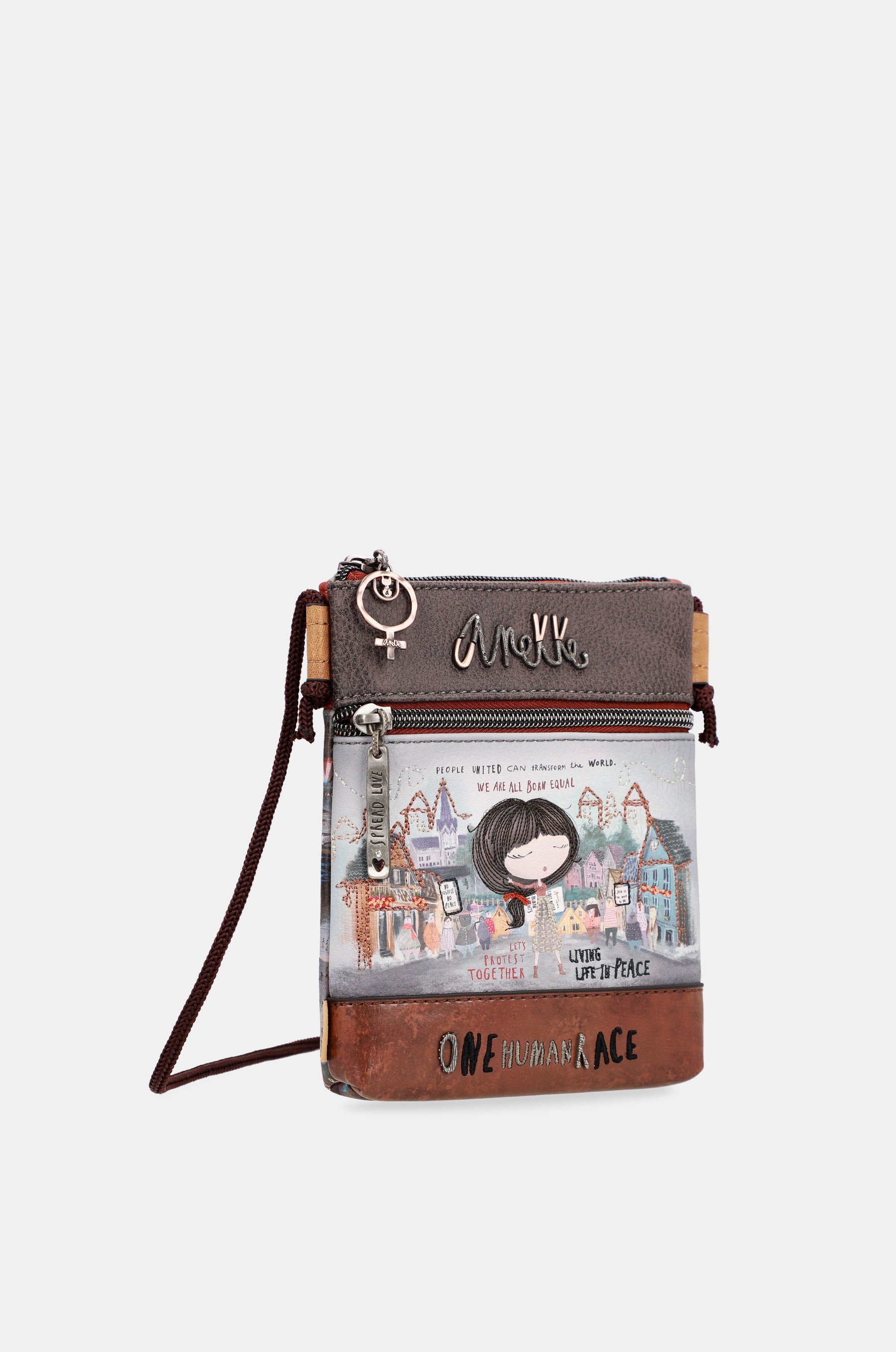 Mini shoulder bag with double compartment Voice