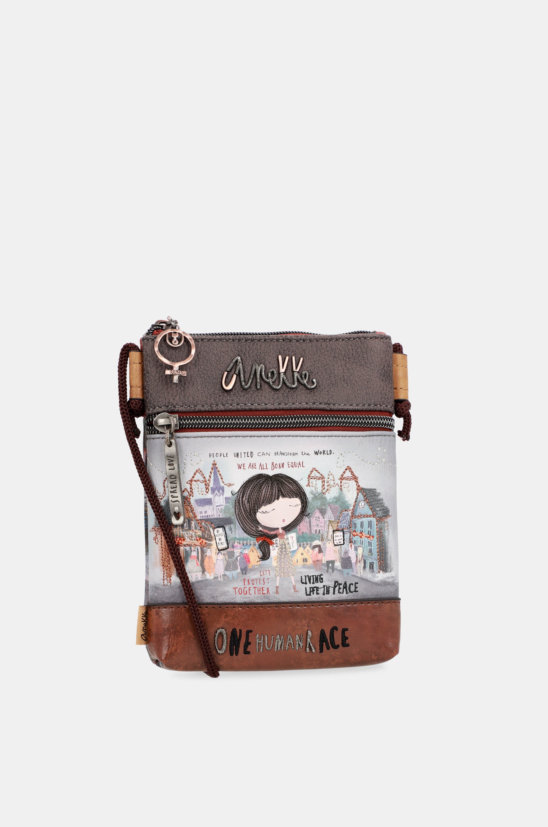 Mini shoulder bag with double compartment Voice
