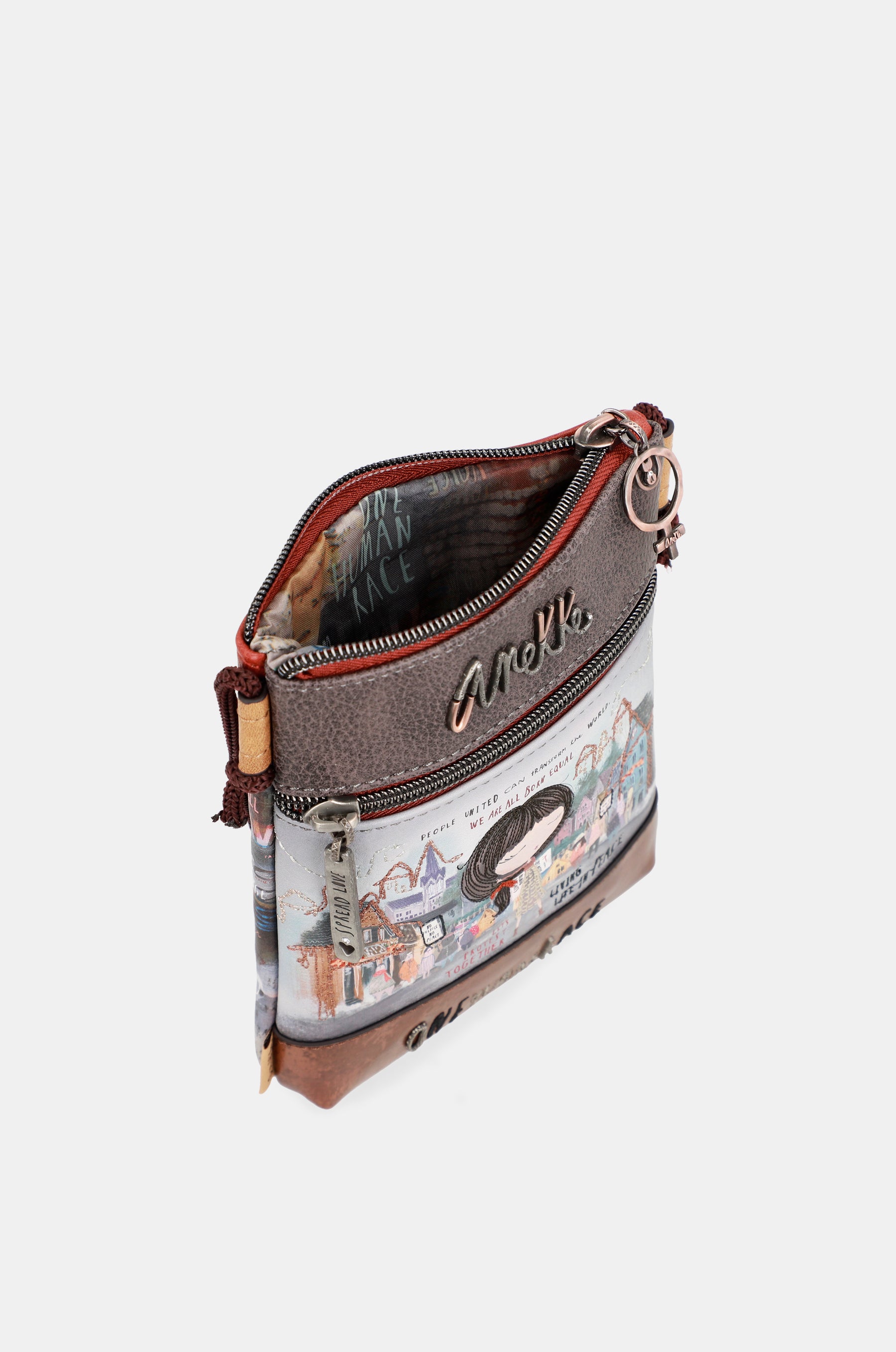 Mini shoulder bag with double compartment Voice