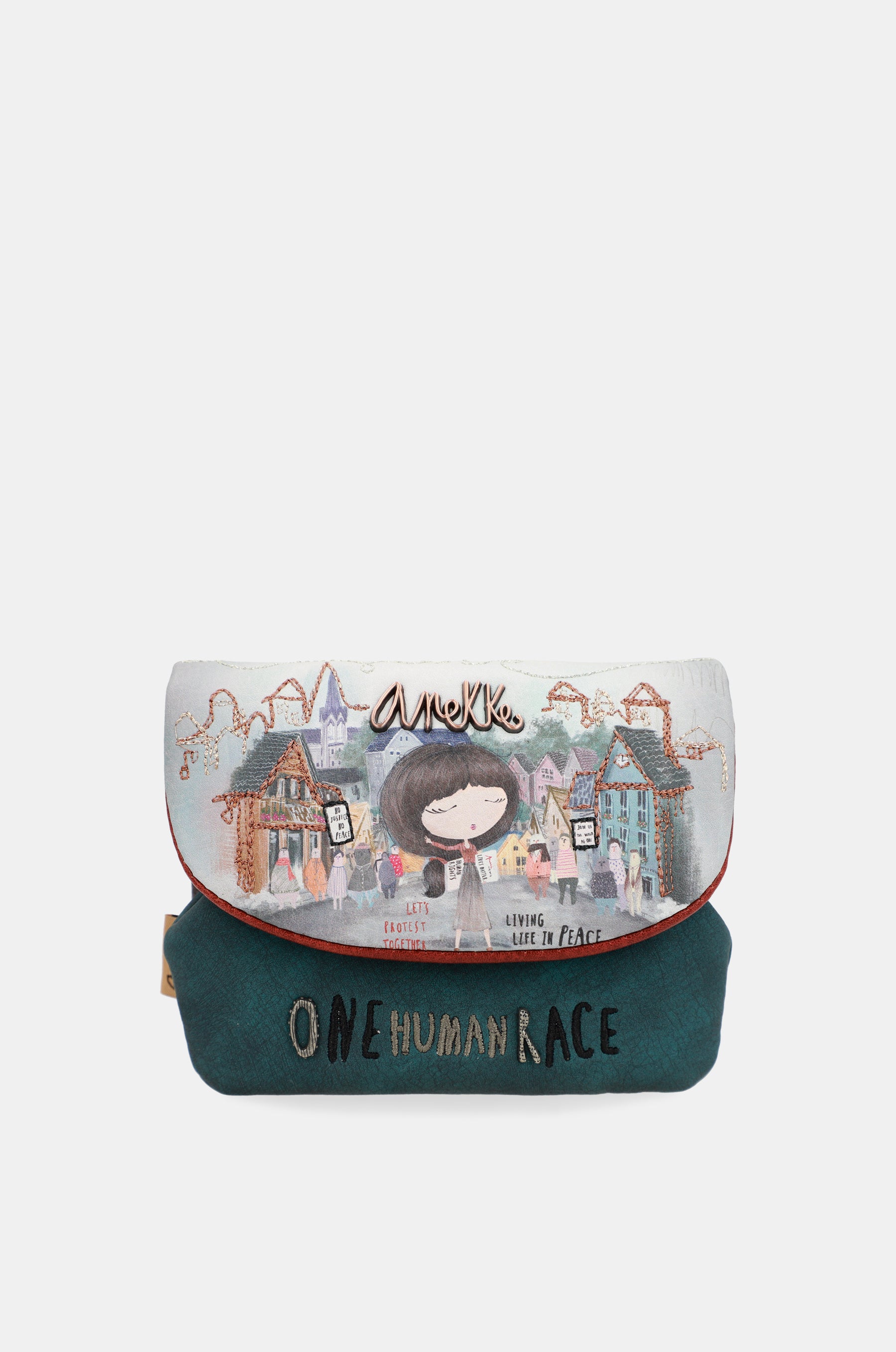 Voice flap coin purse