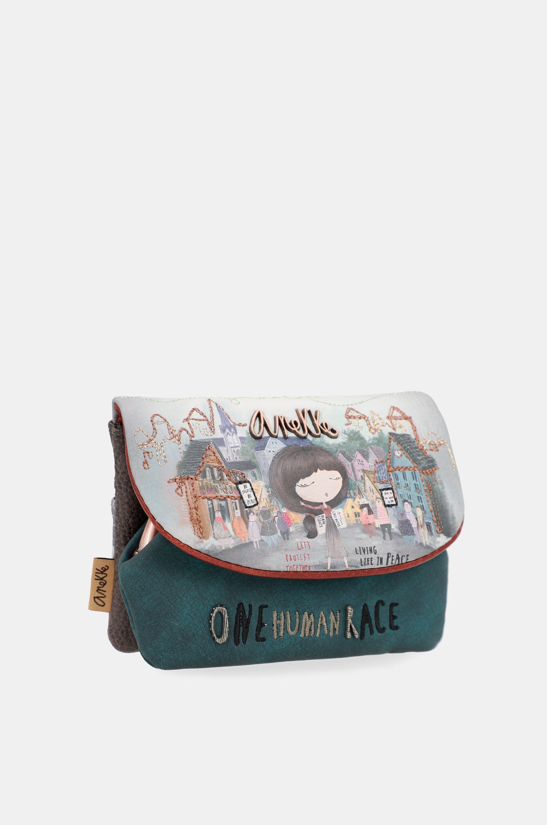 Voice flap coin purse