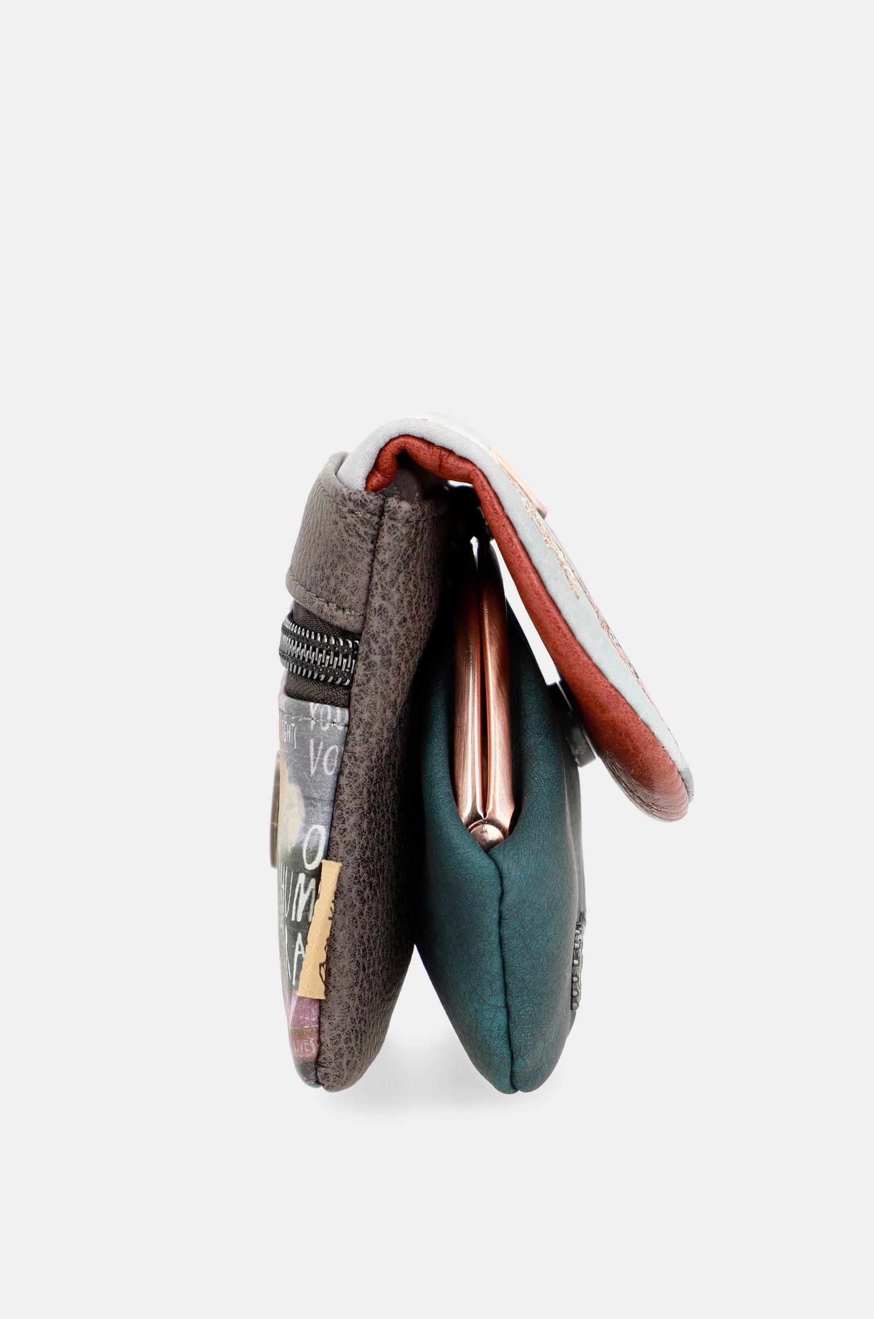 Voice flap coin purse
