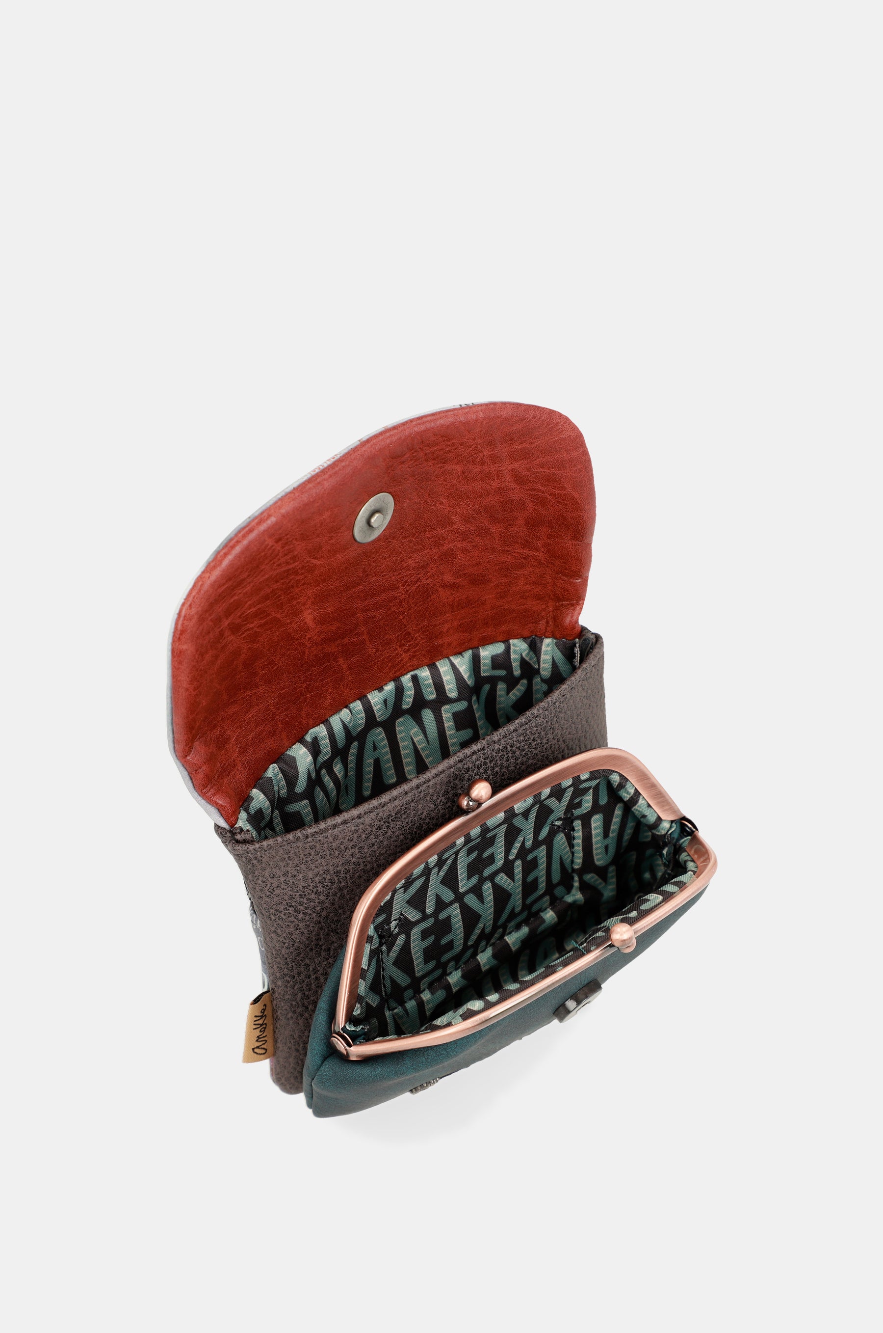 Voice flap coin purse