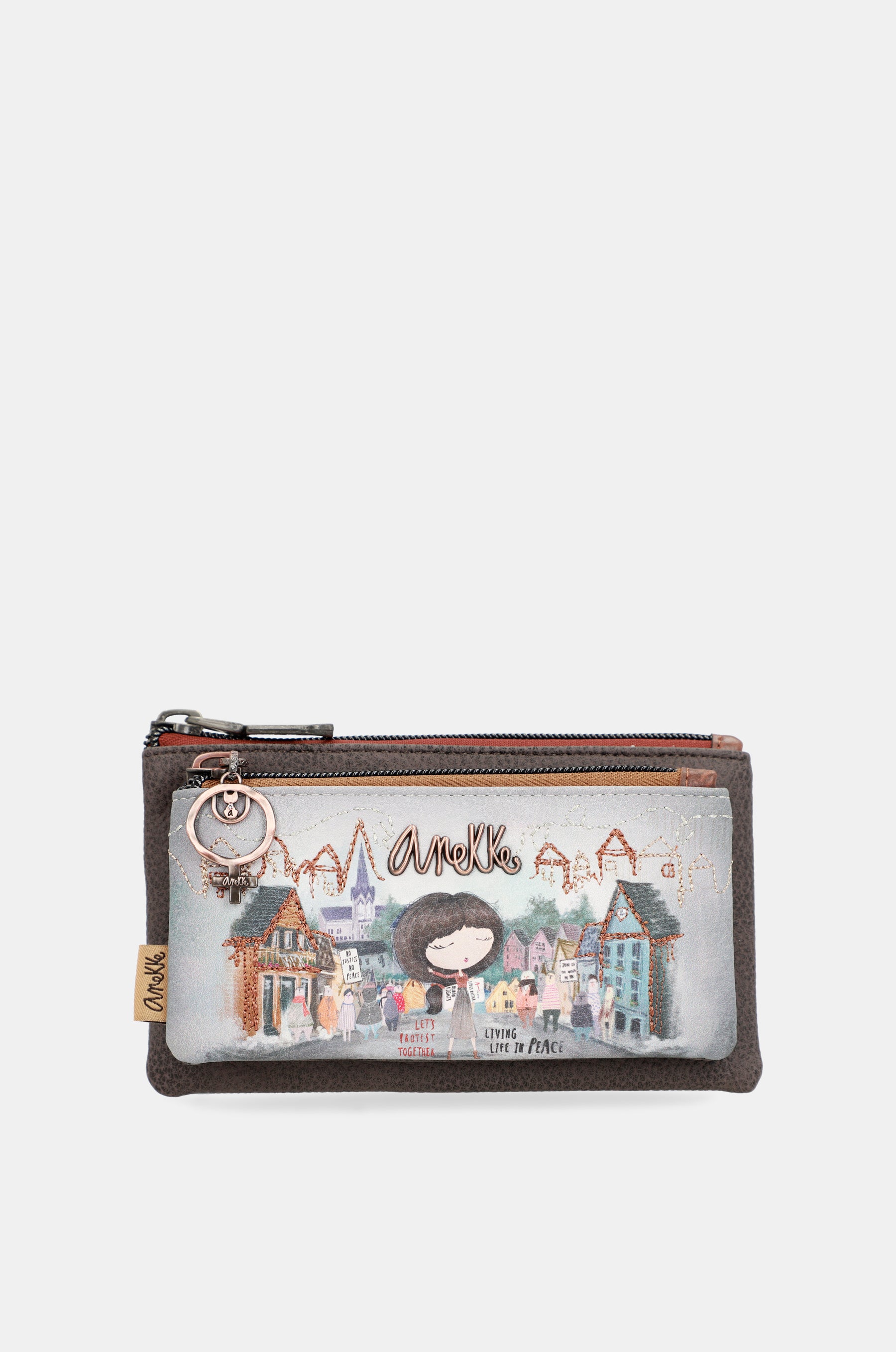 Coin purse wallet with hand strap Voice