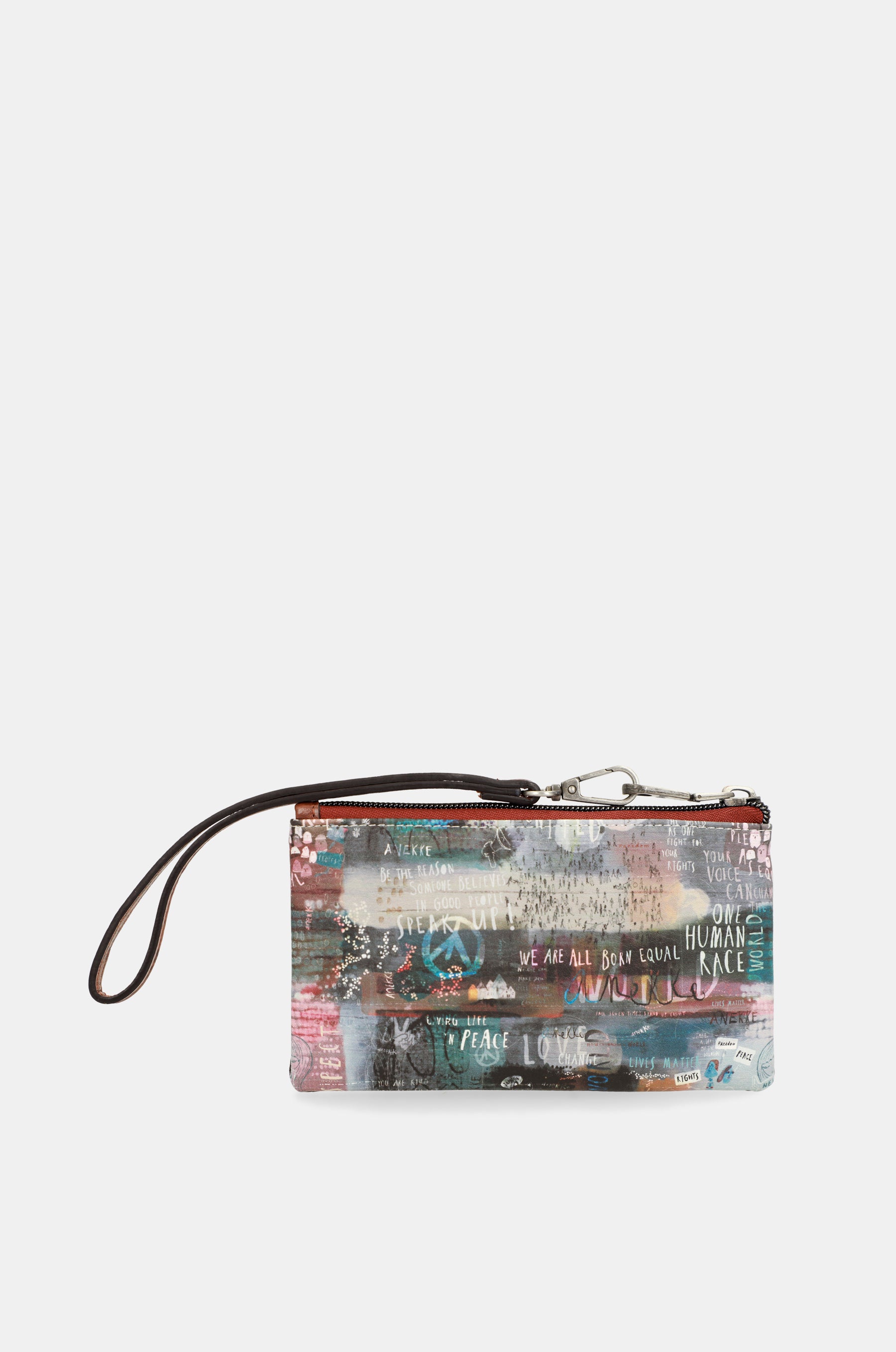 Coin purse wallet with hand strap Voice