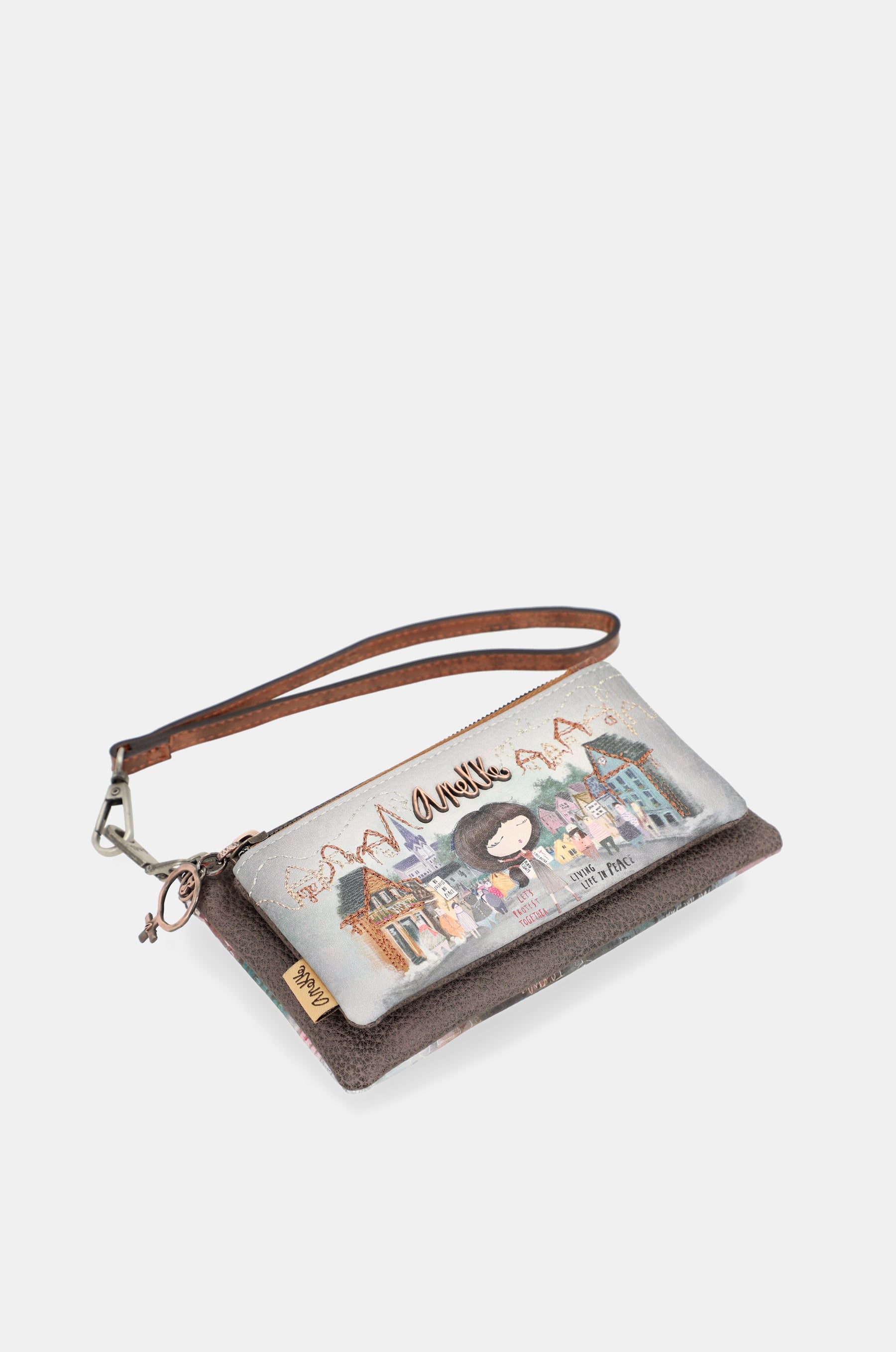 Coin purse wallet with hand strap Voice