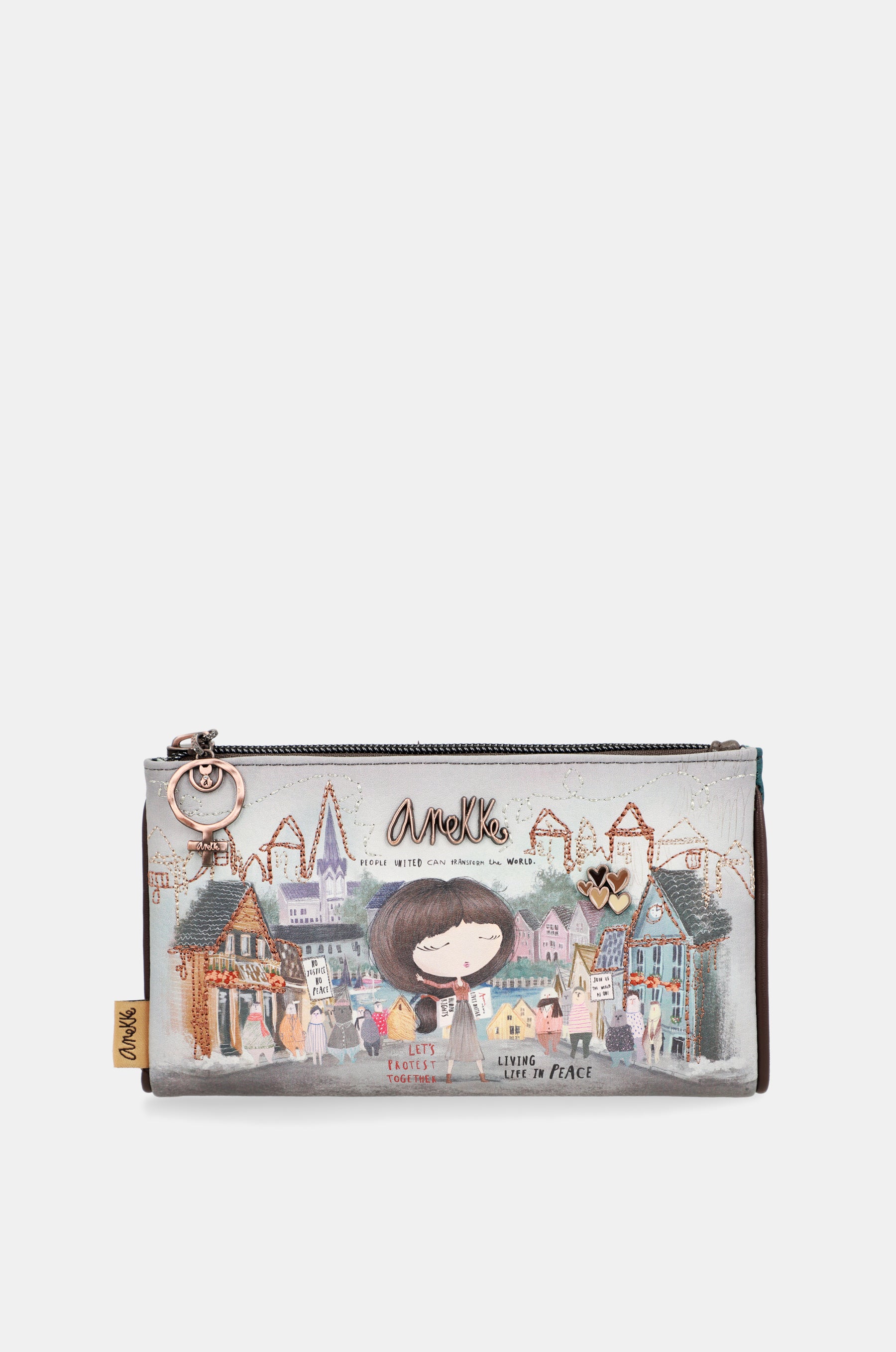 Large flexible material wallet Voice