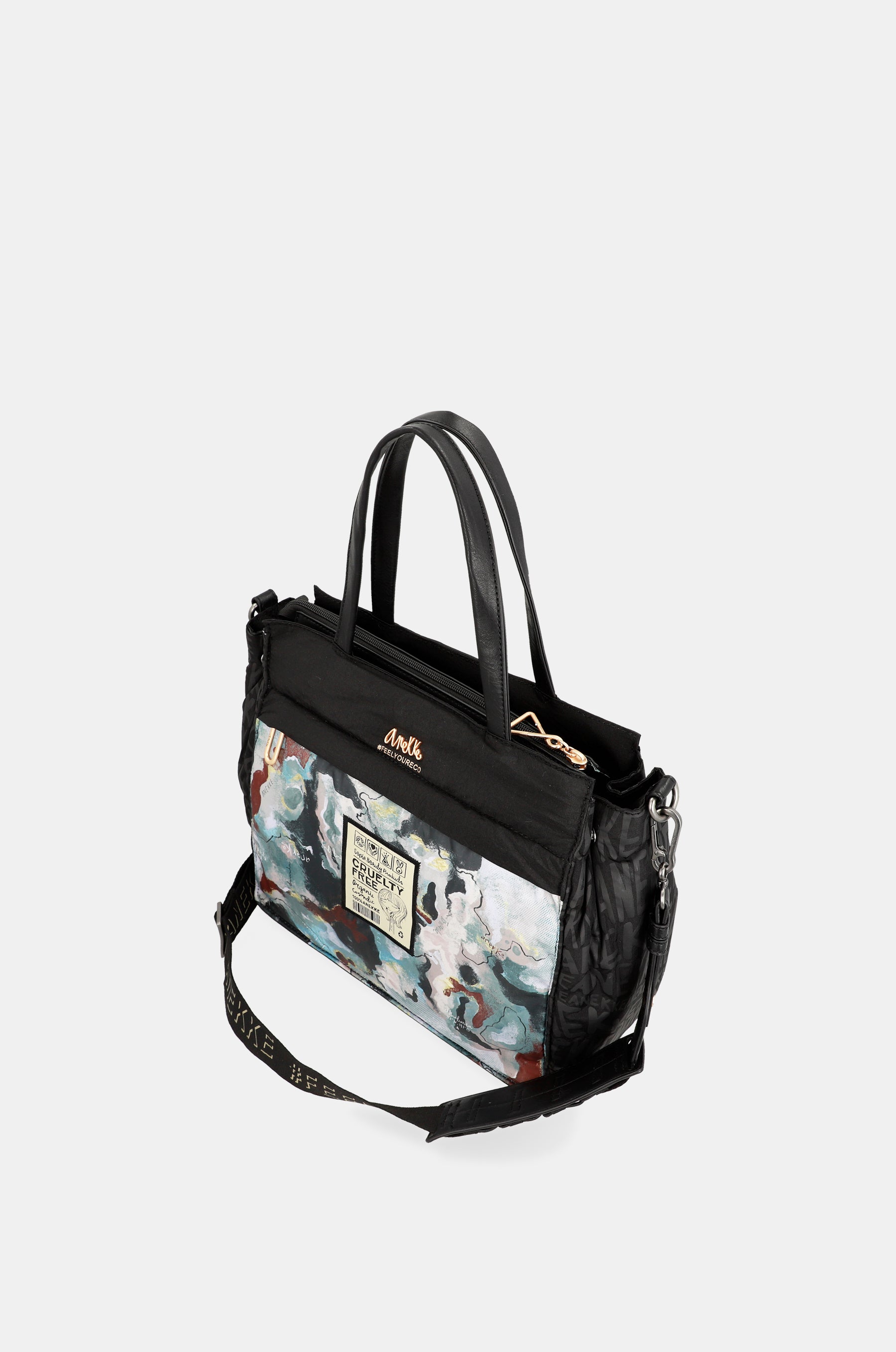 Nature Woods shoulder tote bag