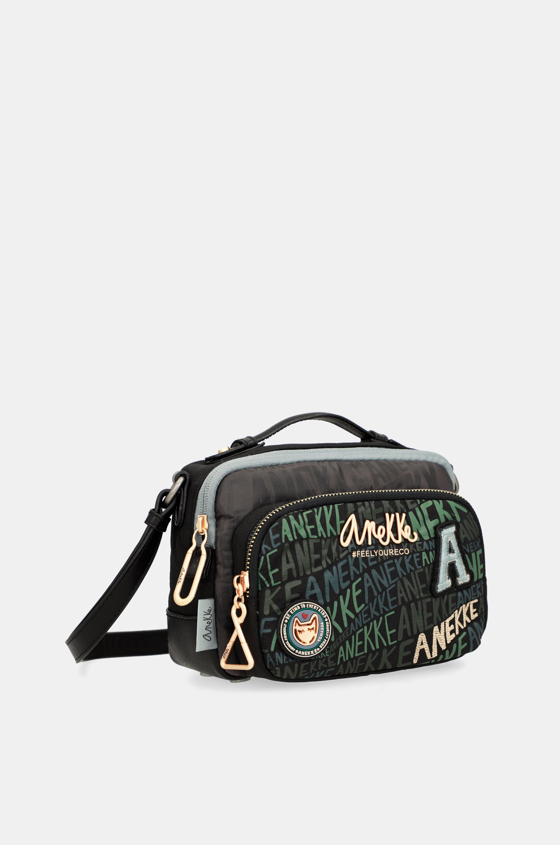 Nature Woods printed shoulder bag