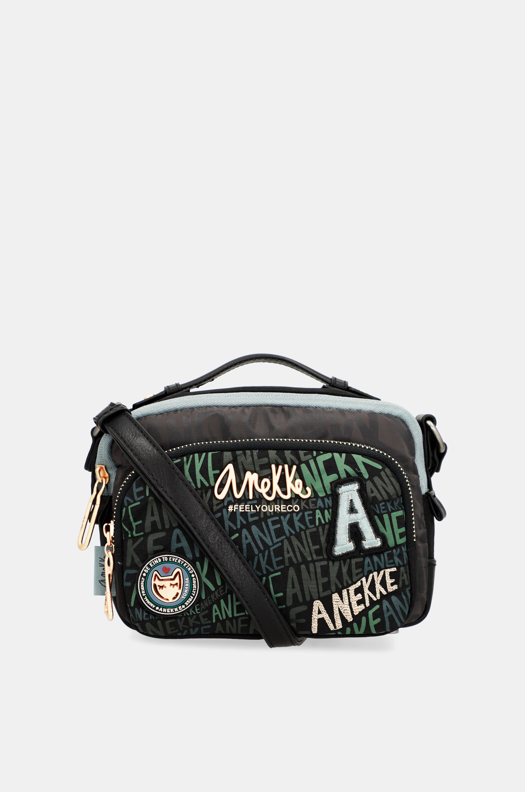 Nature Woods printed shoulder bag