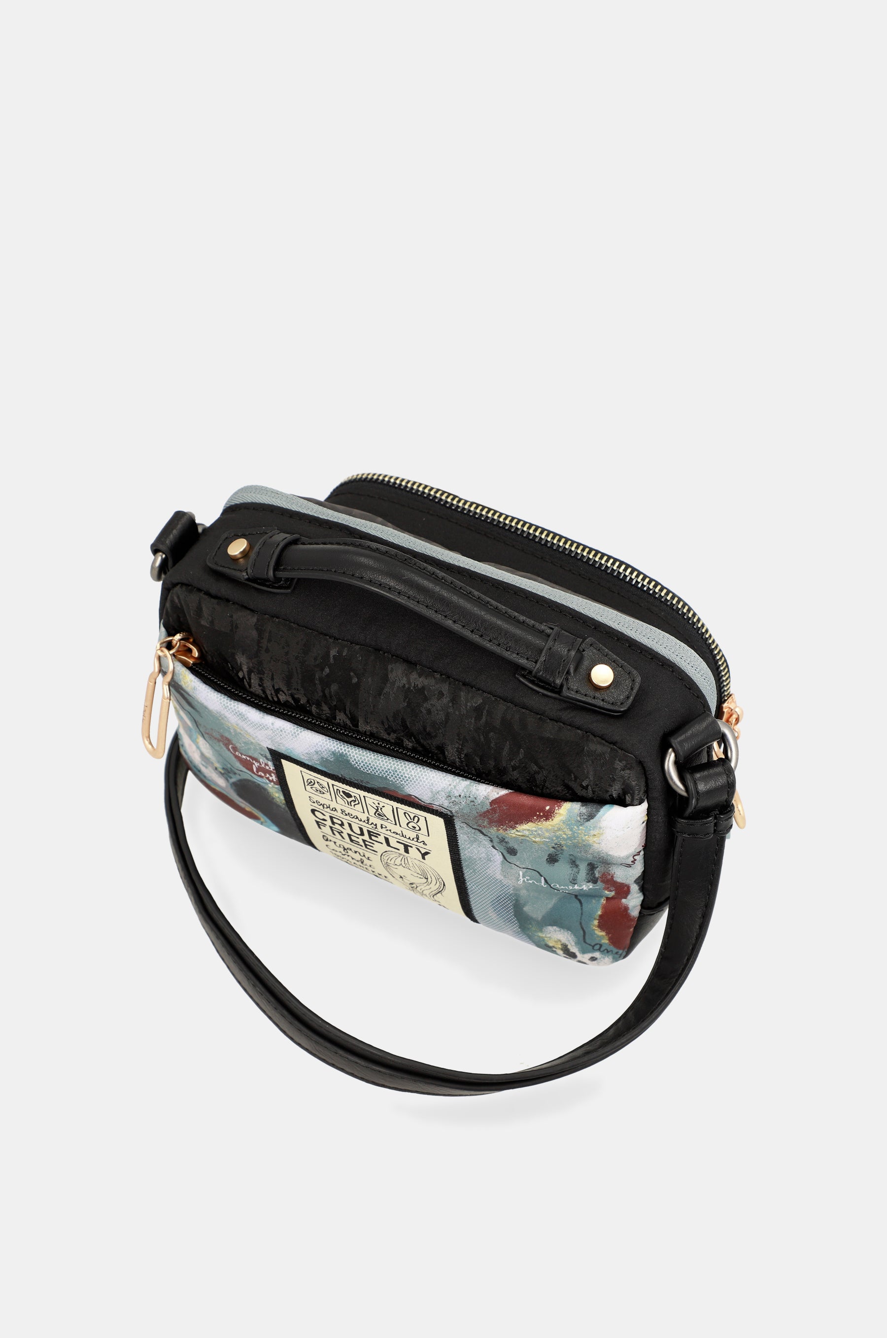 Nature Woods printed shoulder bag
