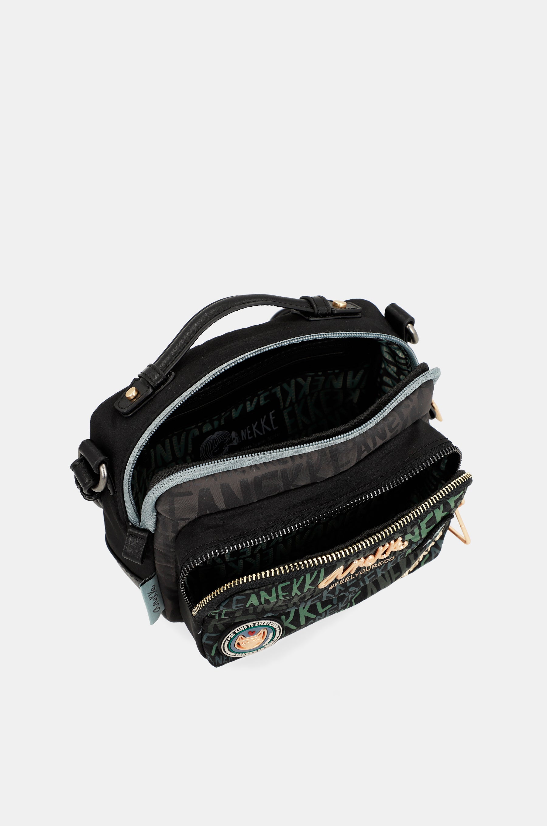 Nature Woods printed shoulder bag