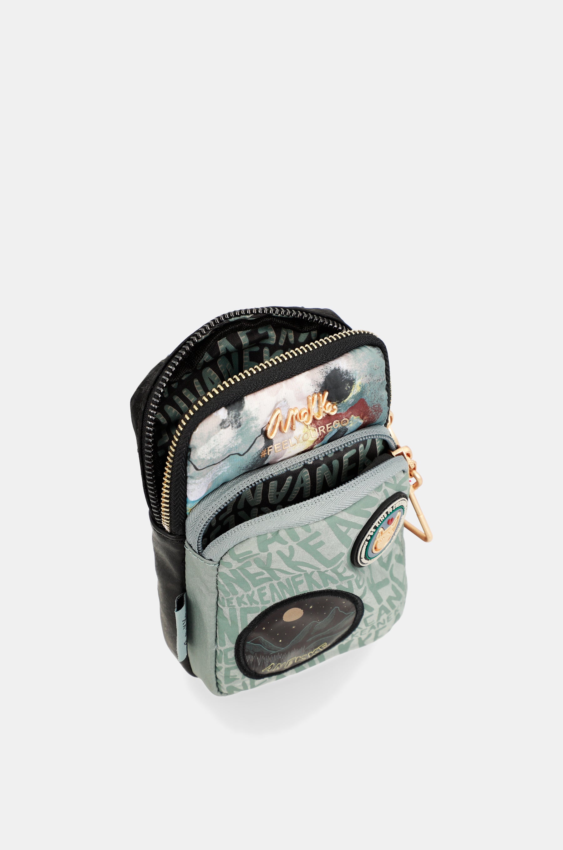 Nature Woods mini shoulder bag with pocket
