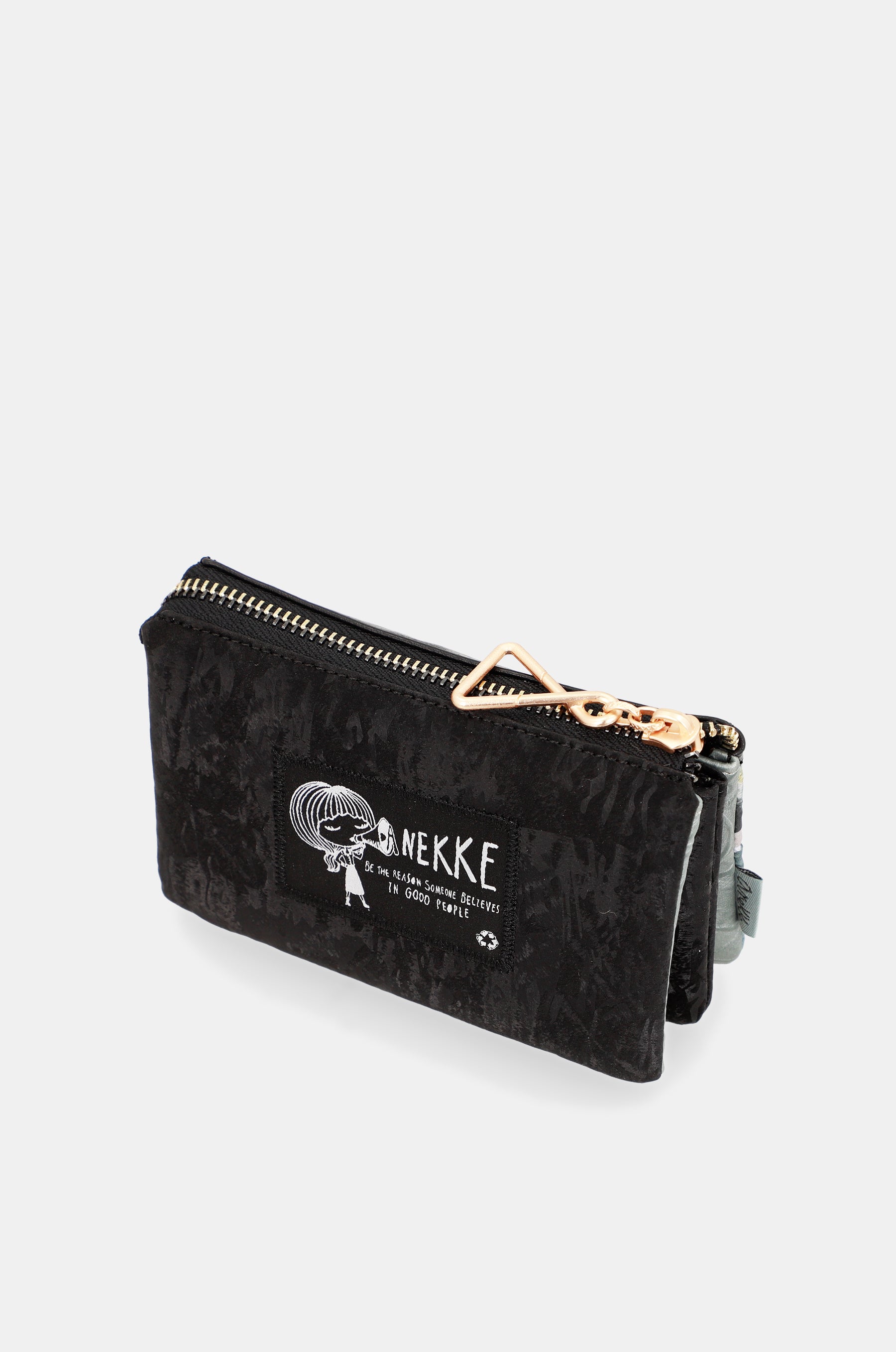 Nature Woods triple compartment coin purse