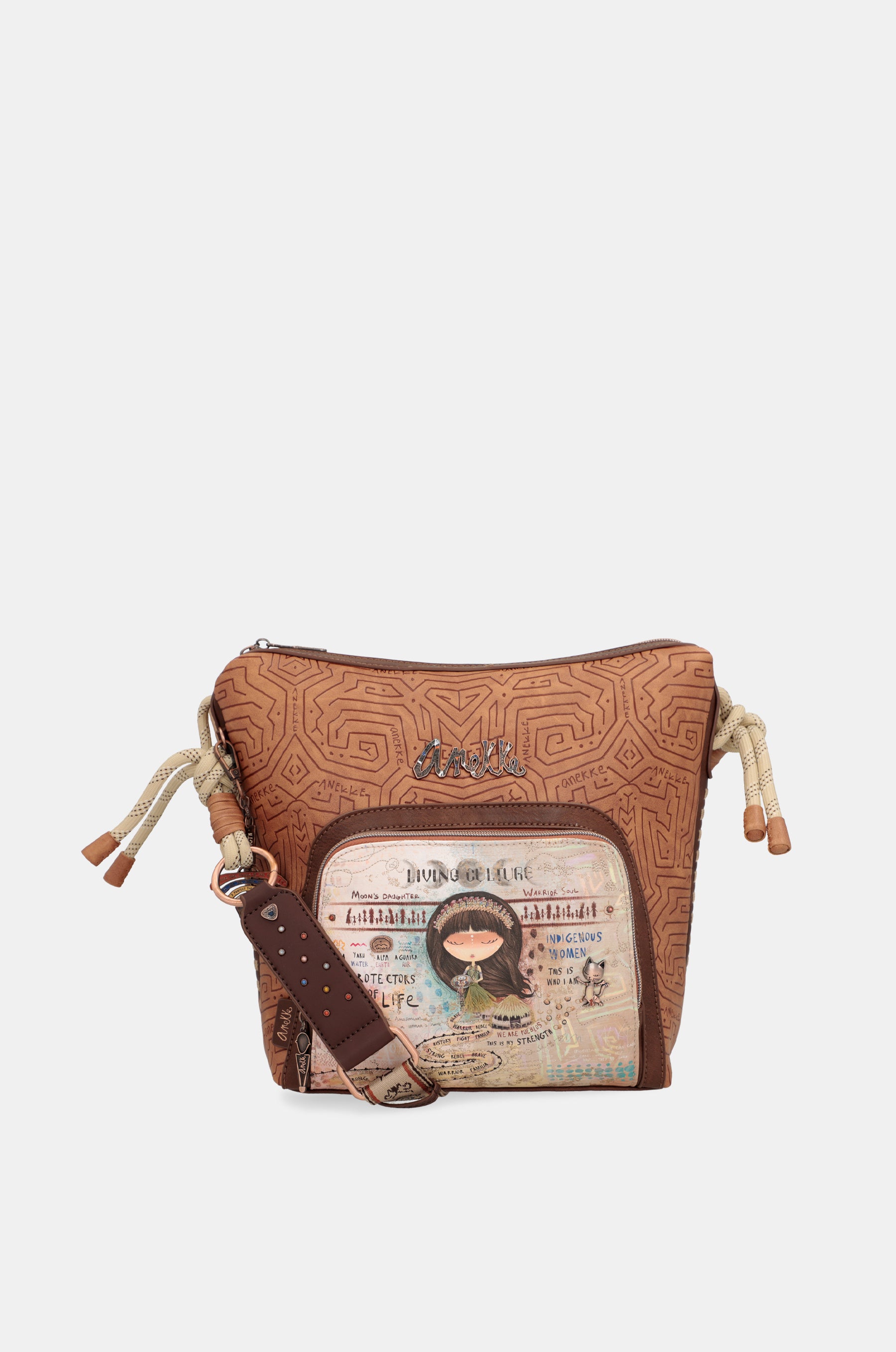 Menire large crossbody bag with front pocket