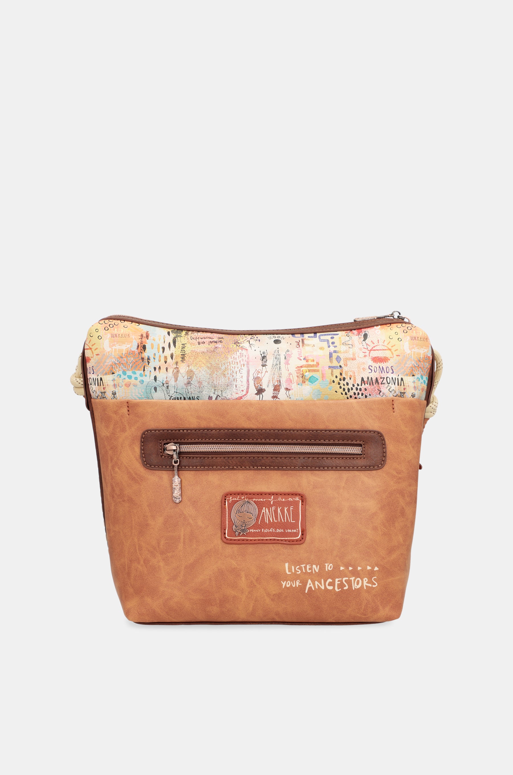 Menire large crossbody bag with front pocket
