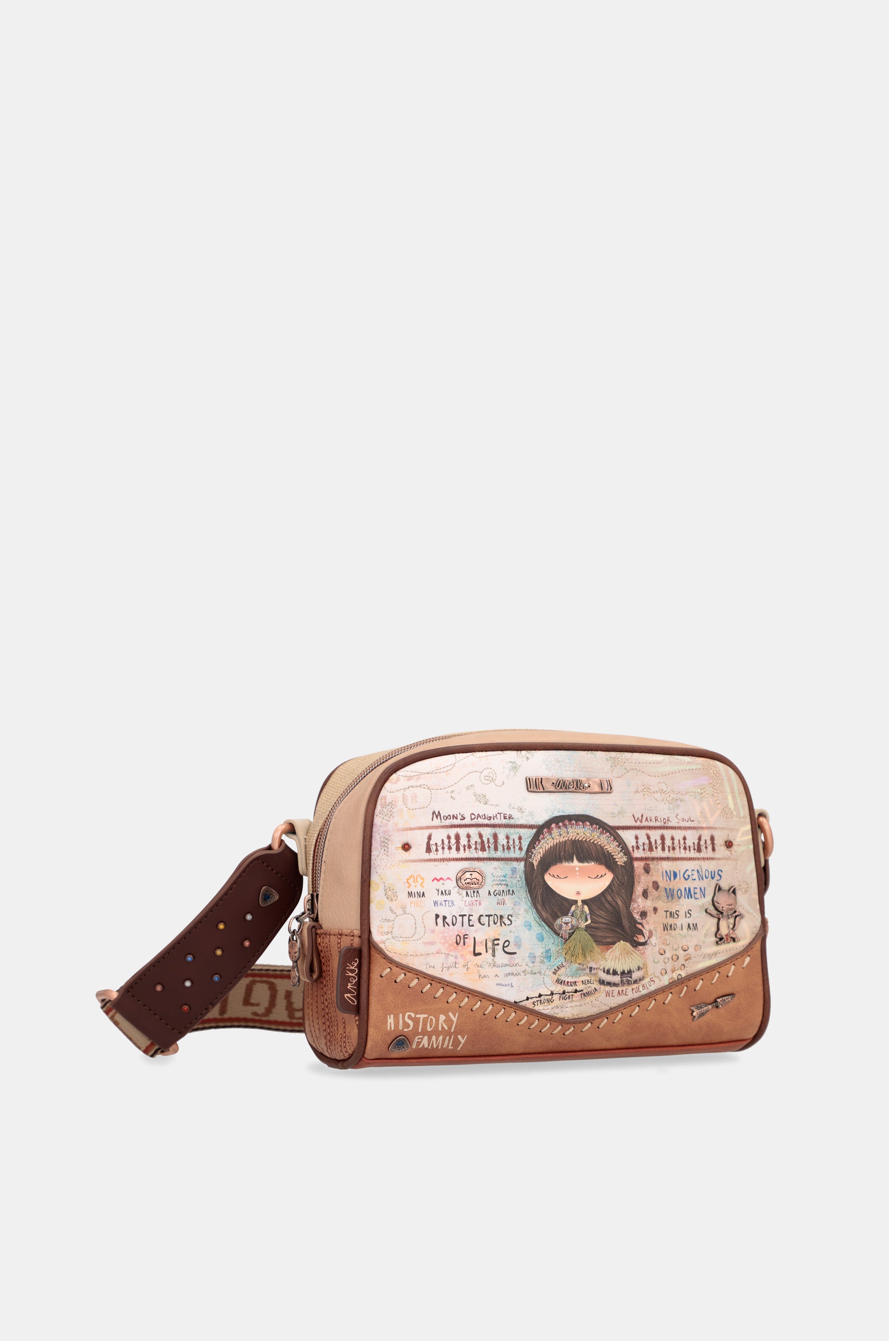 Menire printed crossbody bag