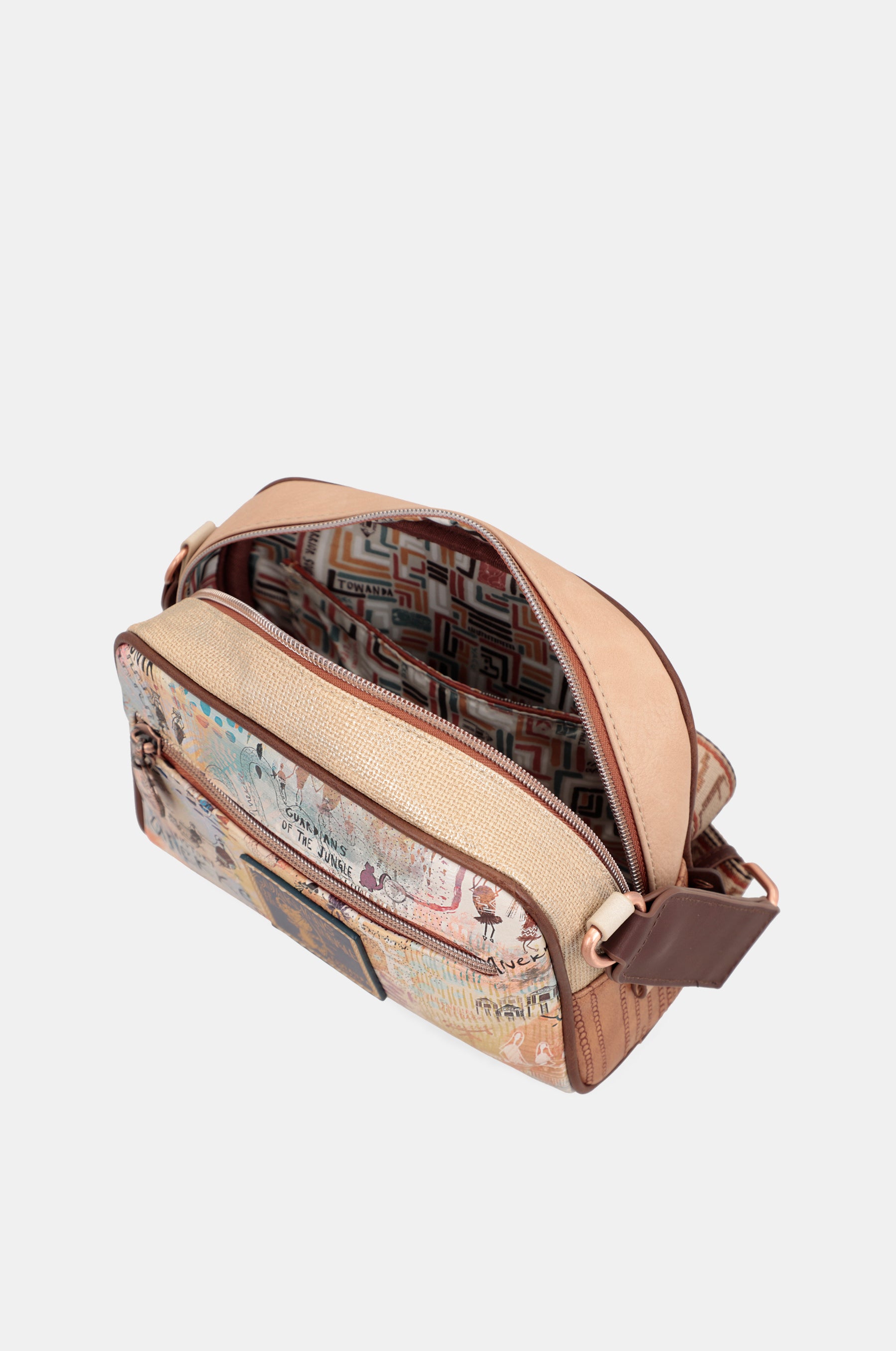 Menire printed crossbody bag