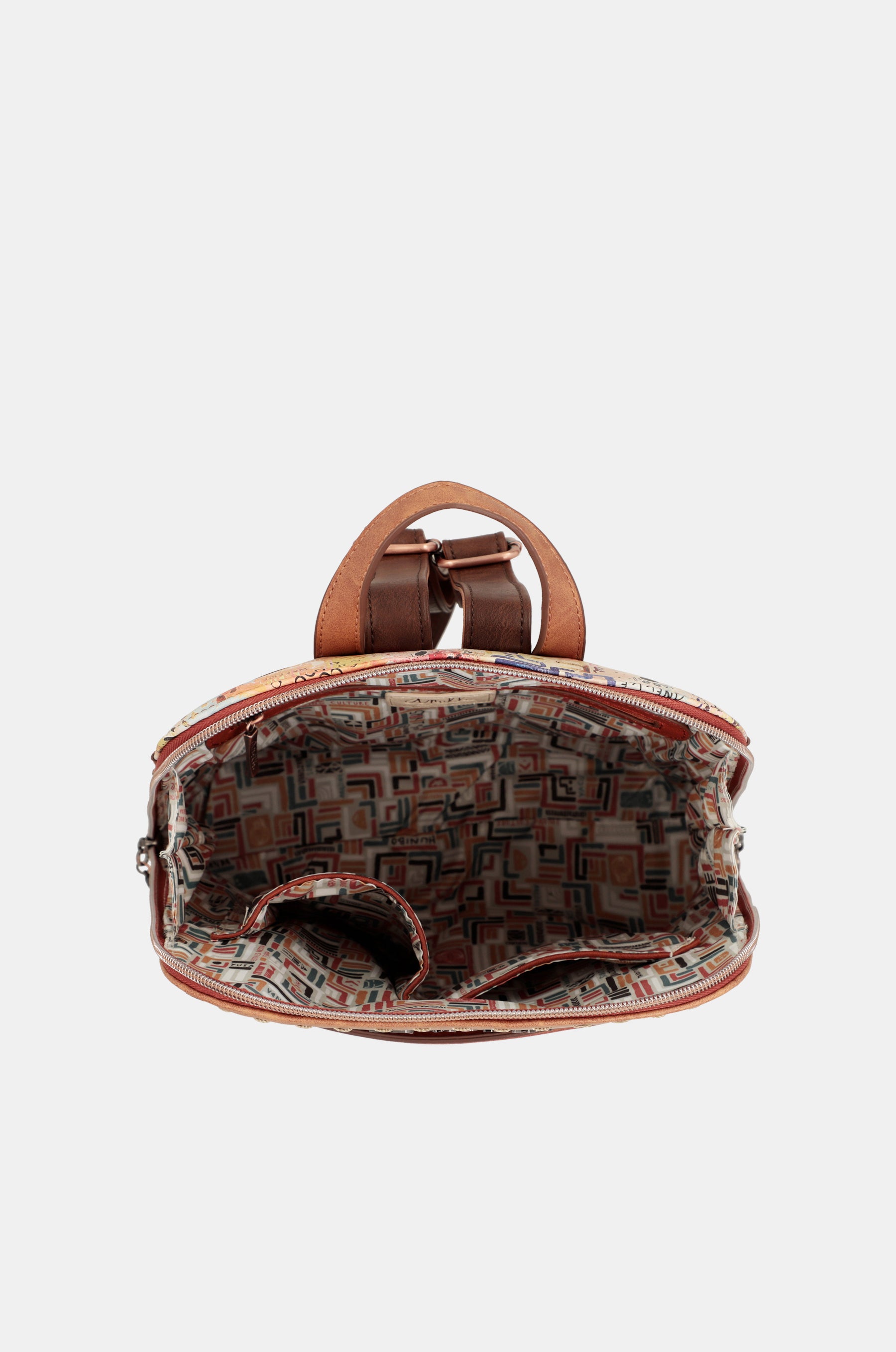 Menire ethnic print backpack for strollers