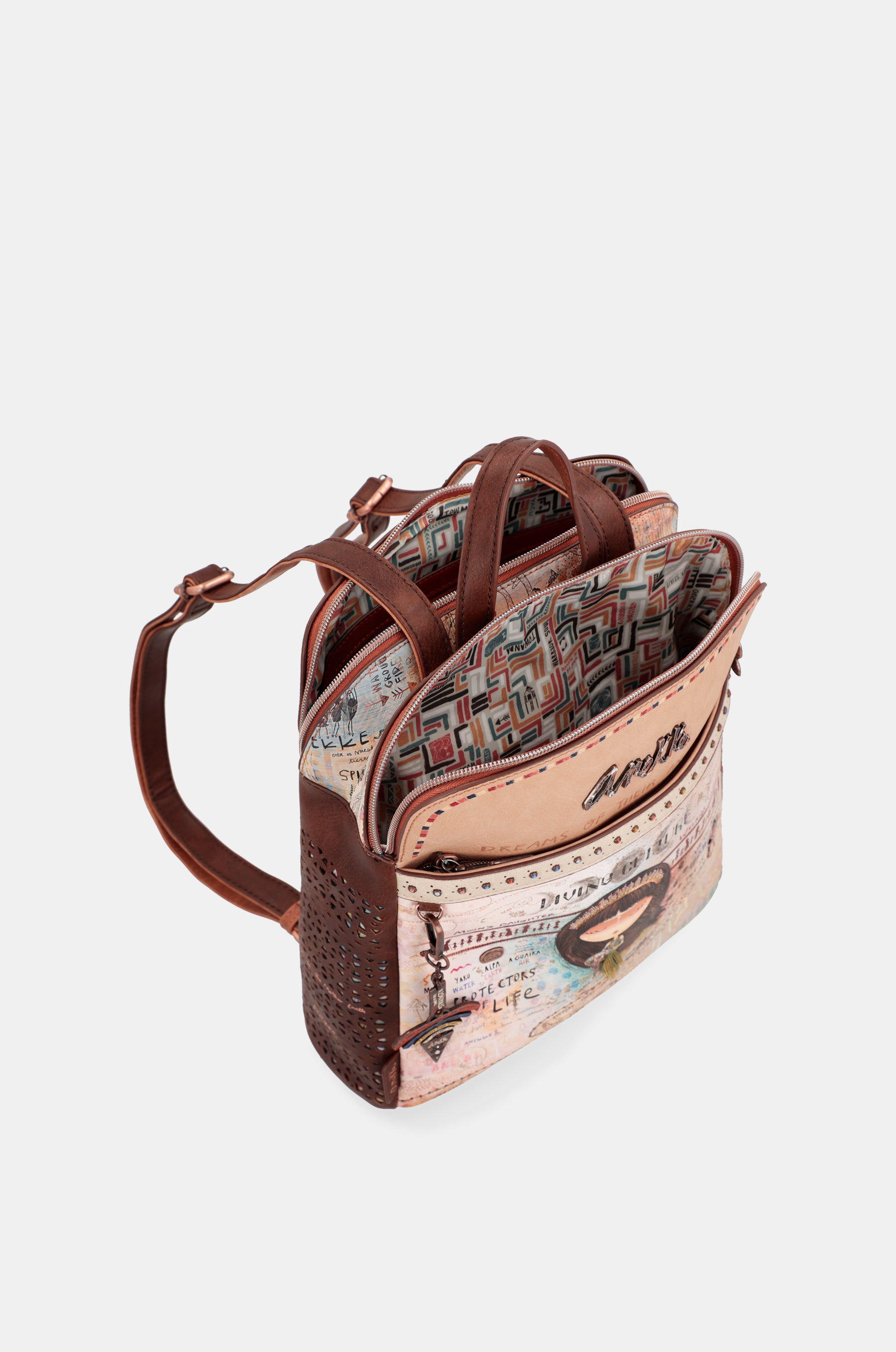 Menire triple compartment backpack