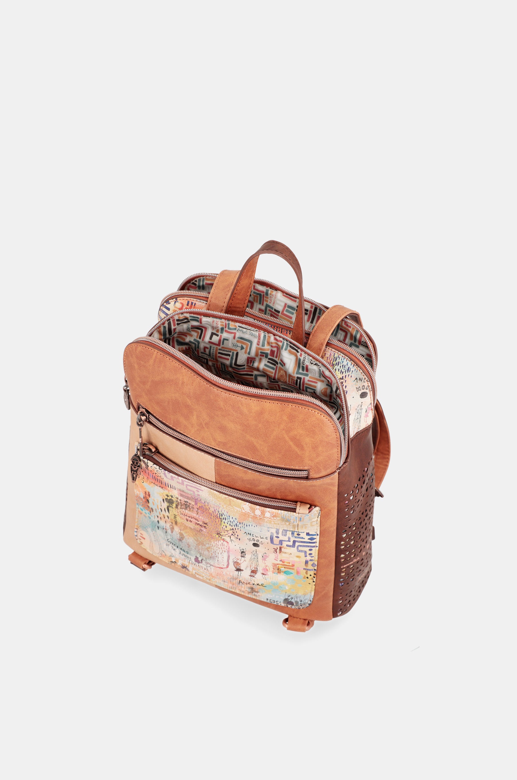 Menire triple compartment backpack