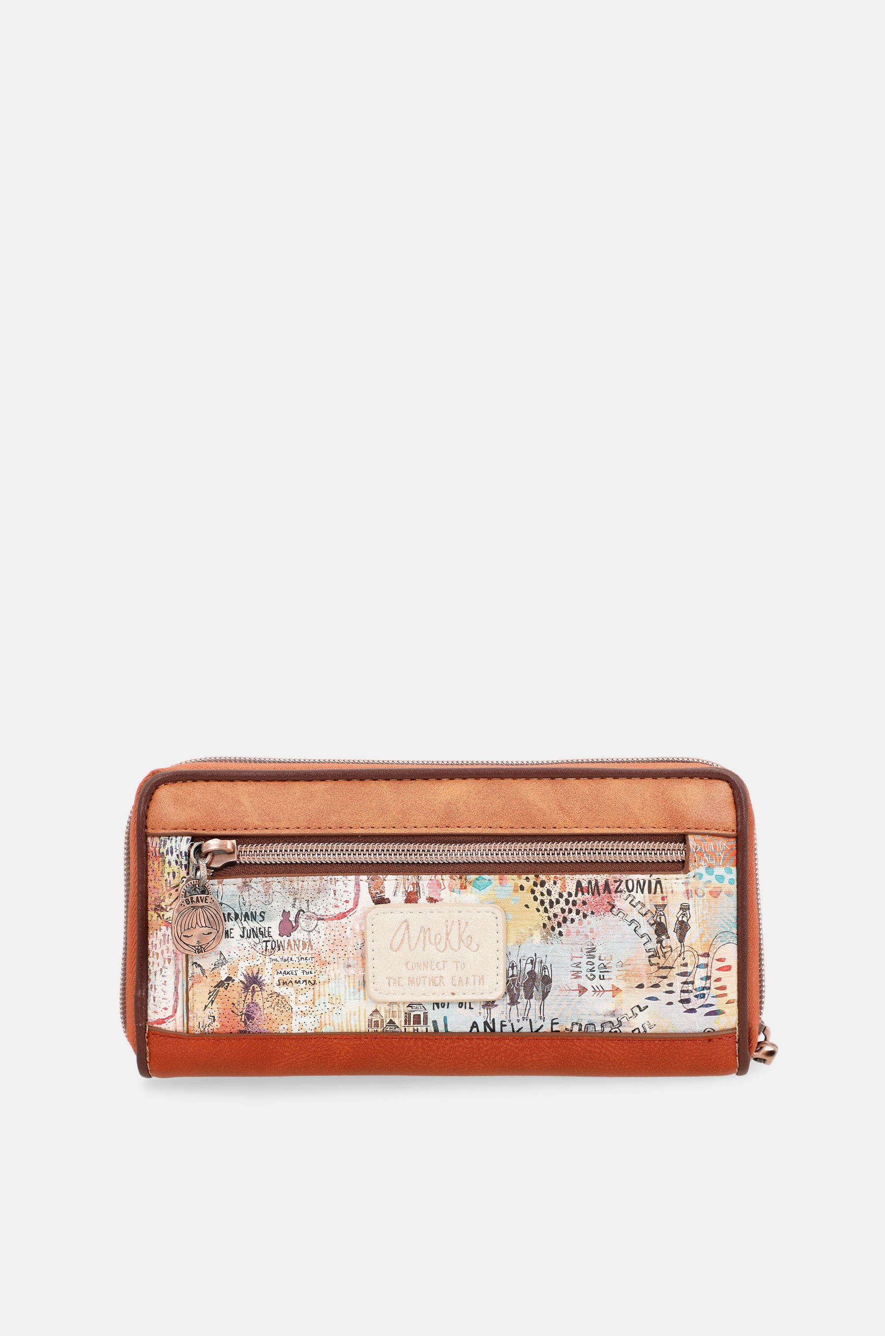Menire large RFID embossed wallet