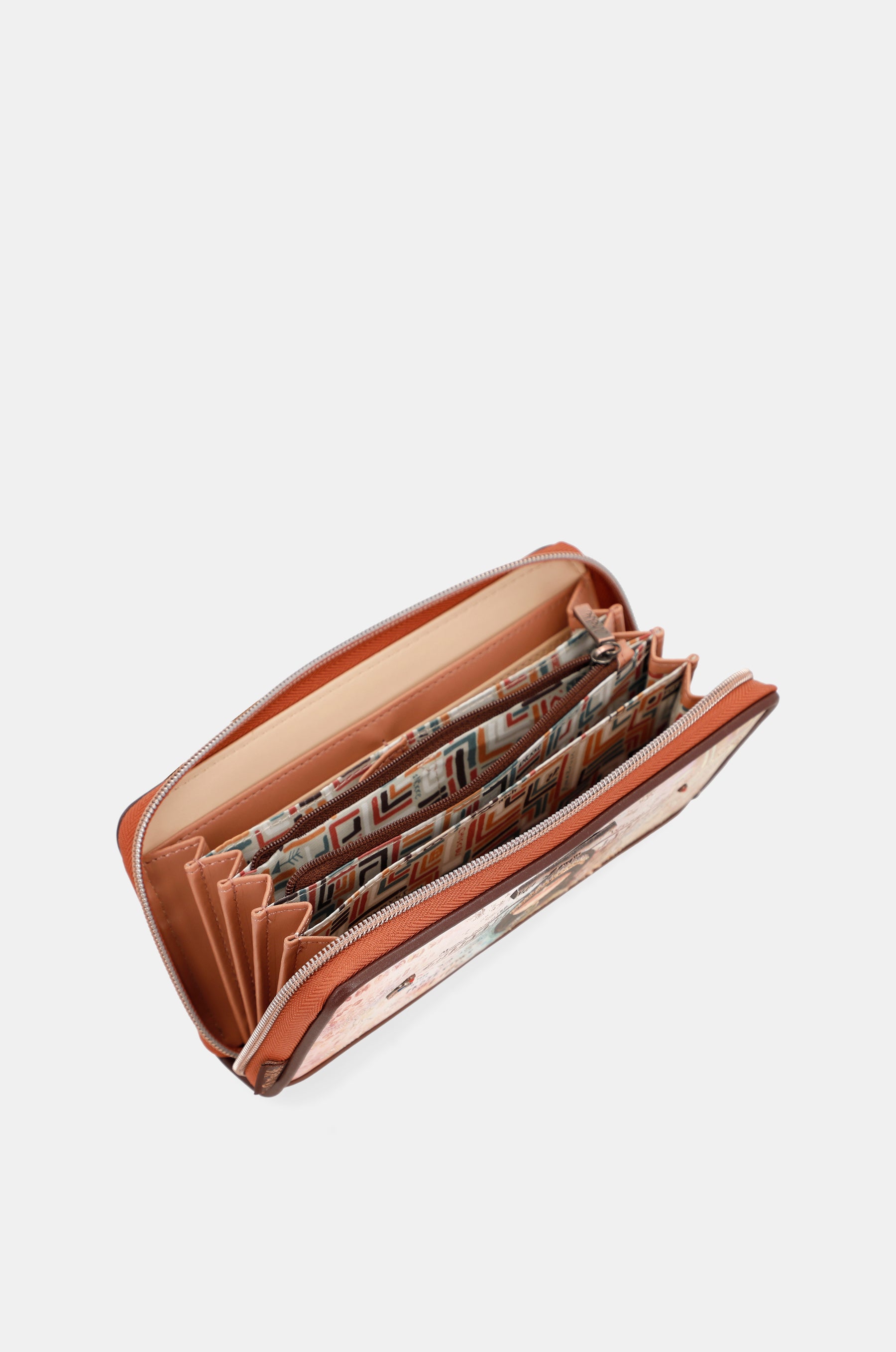 Menire large RFID embossed wallet