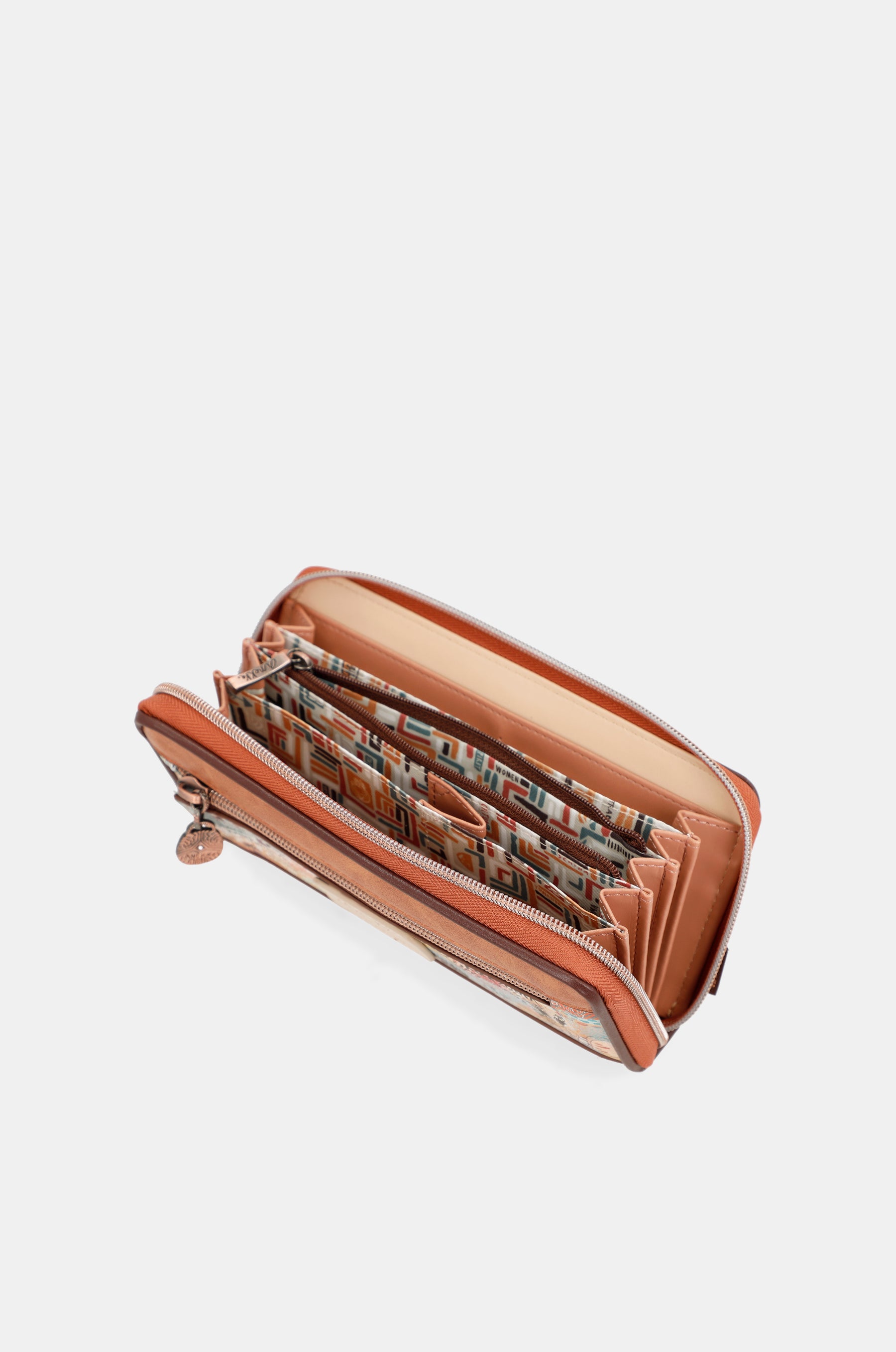 Menire large RFID embossed wallet