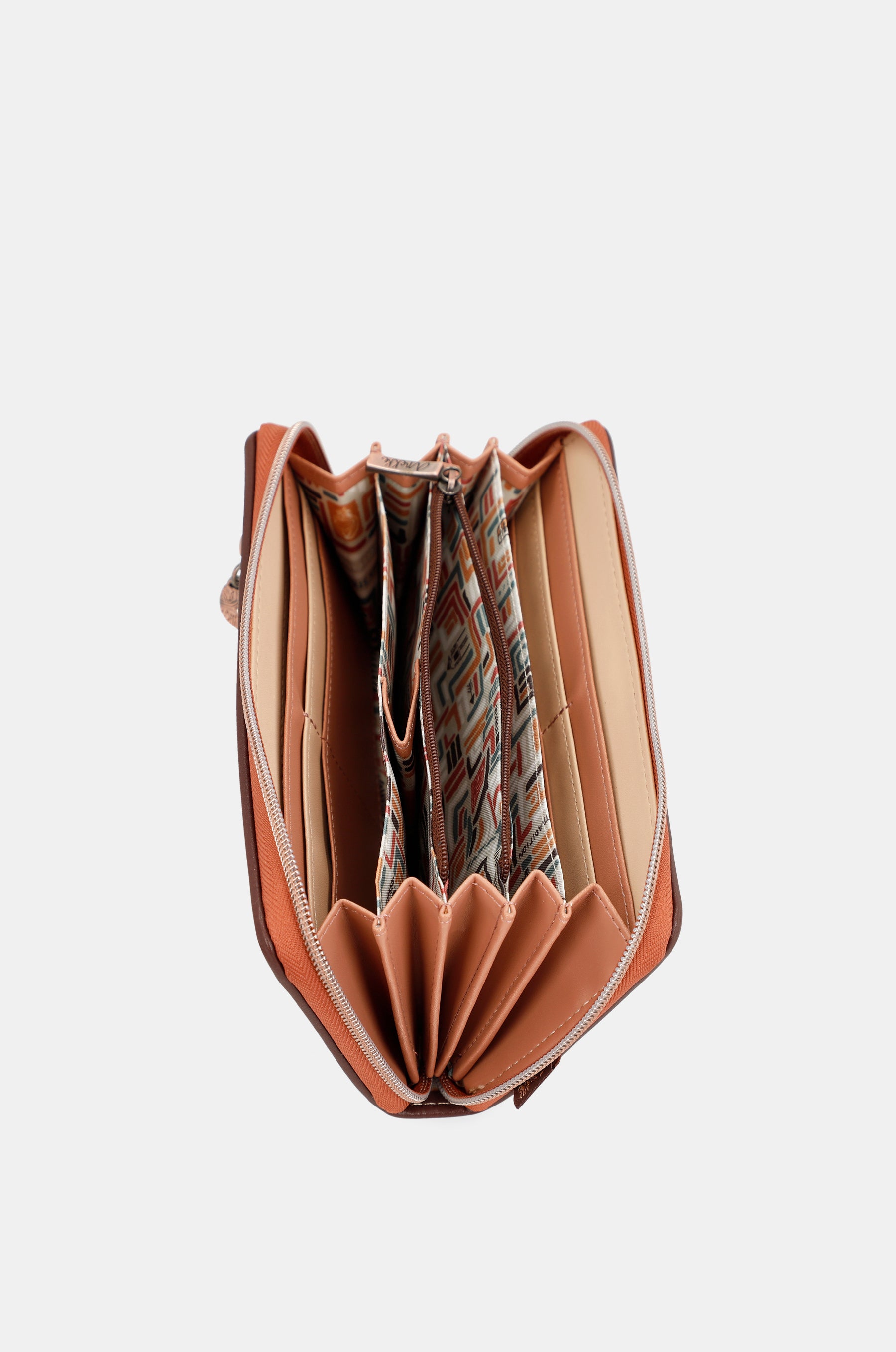 Menire large RFID embossed wallet