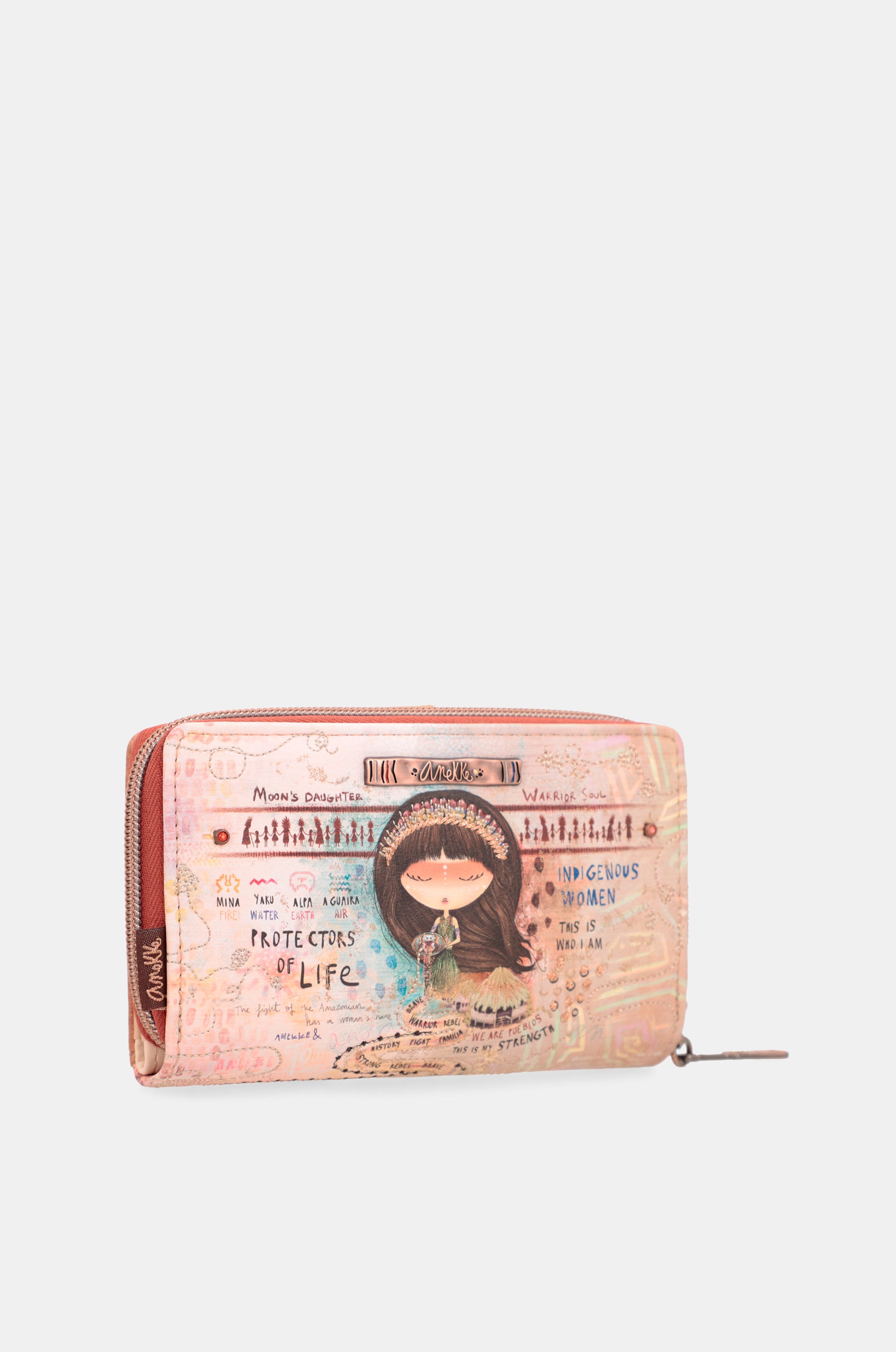 Menire medium RFID embossed wallet