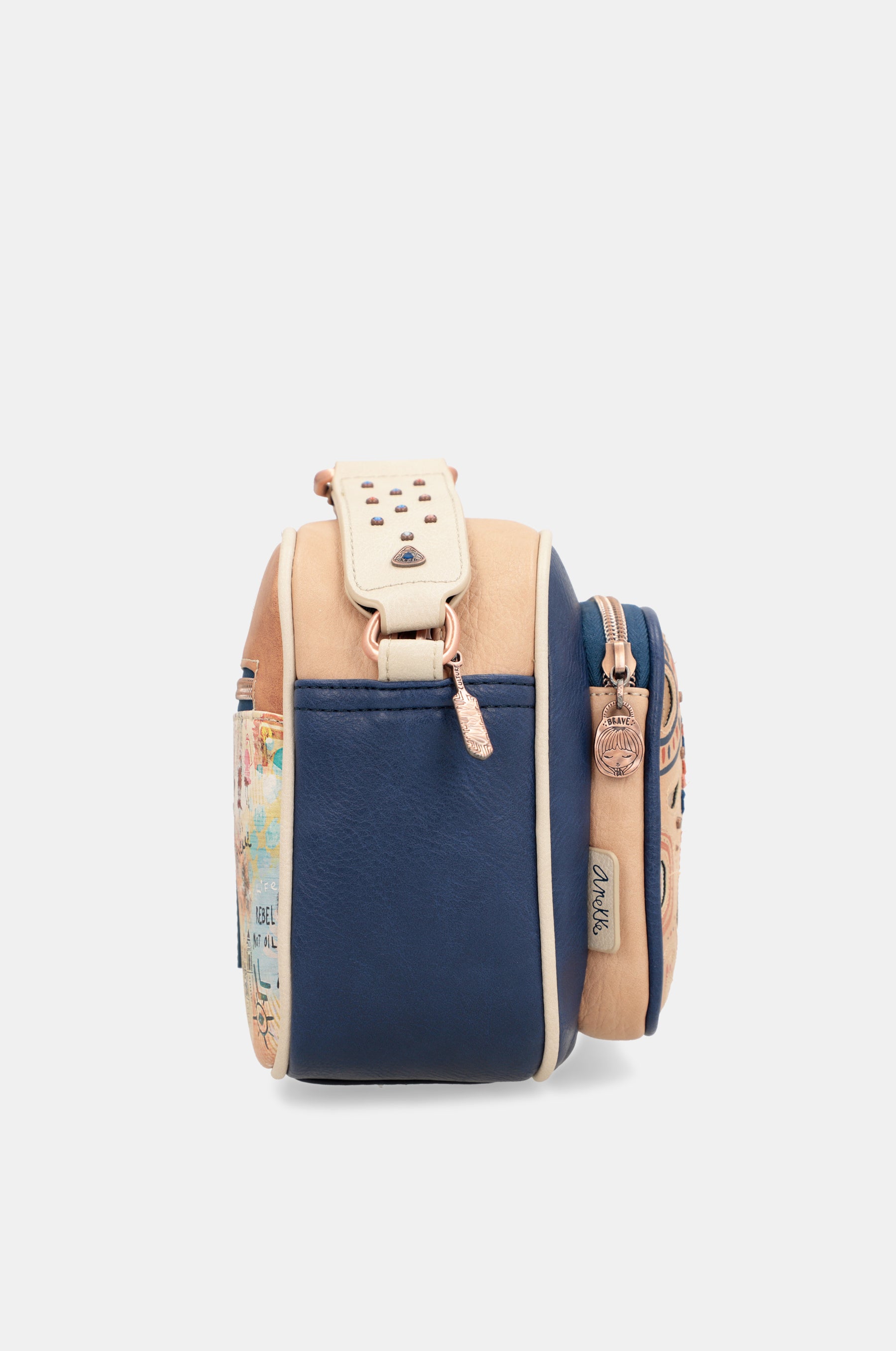 Tribe navy blue crossbody bag