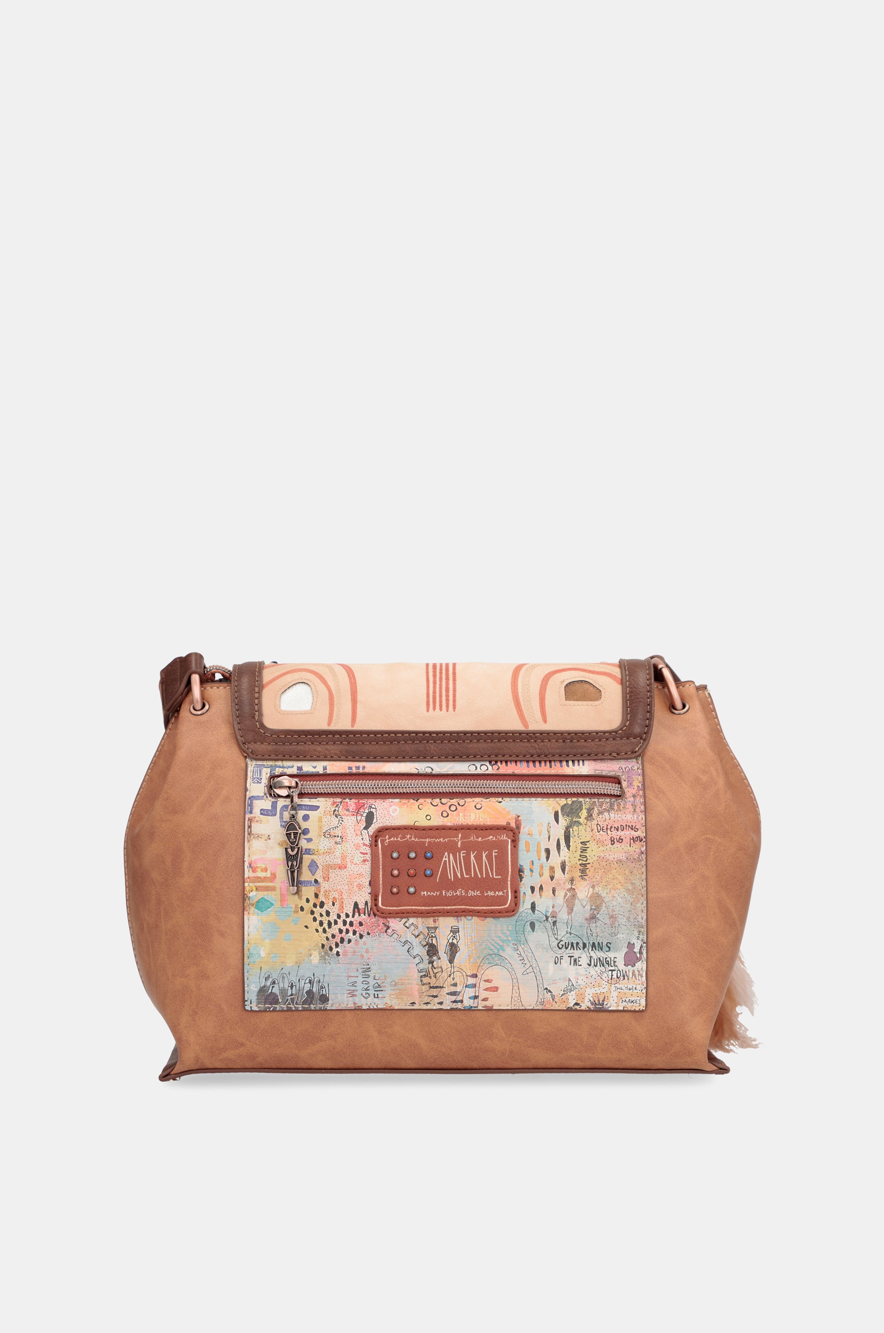 Tribe flap crossbody bag