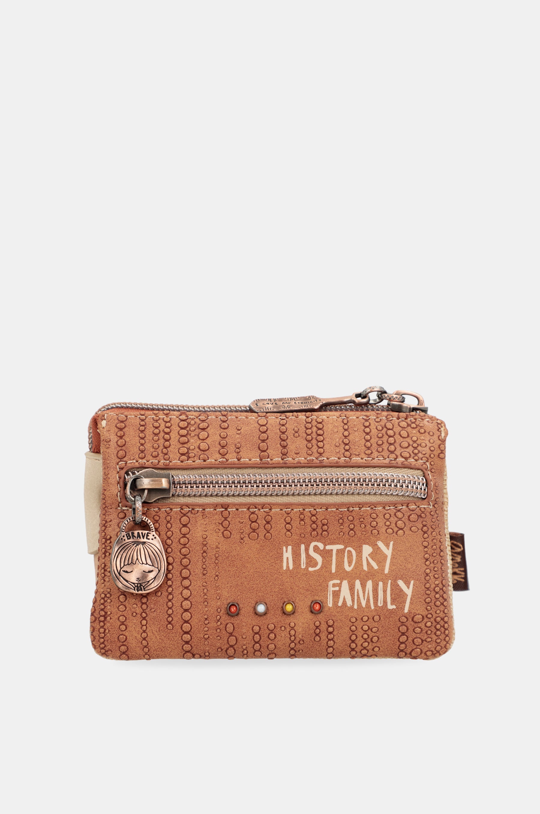 Tribe triple compartment purse