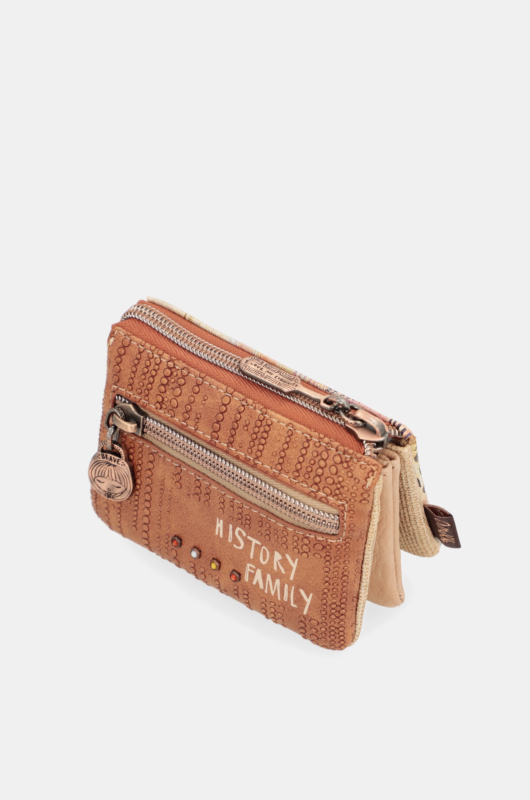 Tribe triple compartment purse