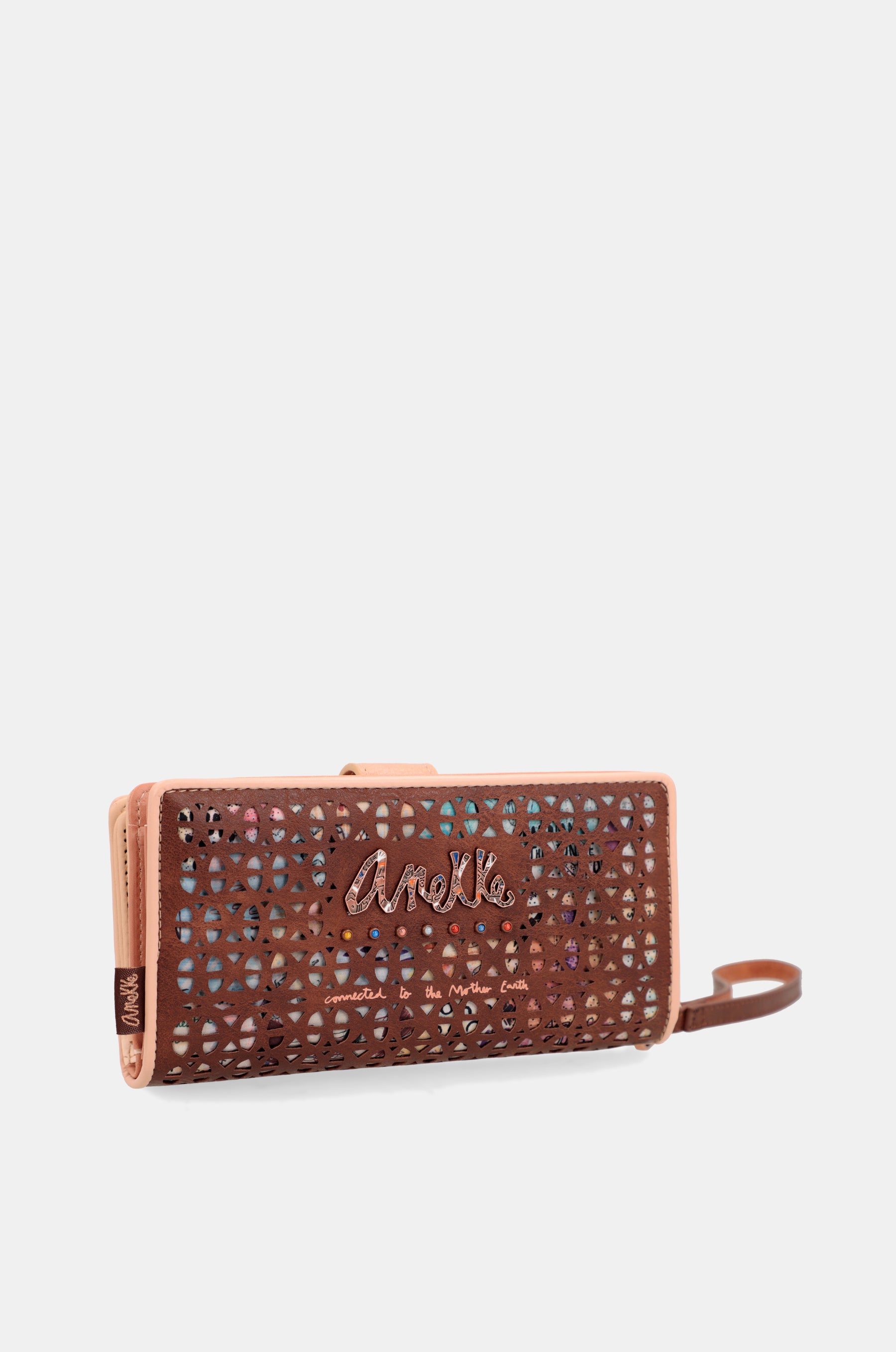 Tribe large brown RFID wallet