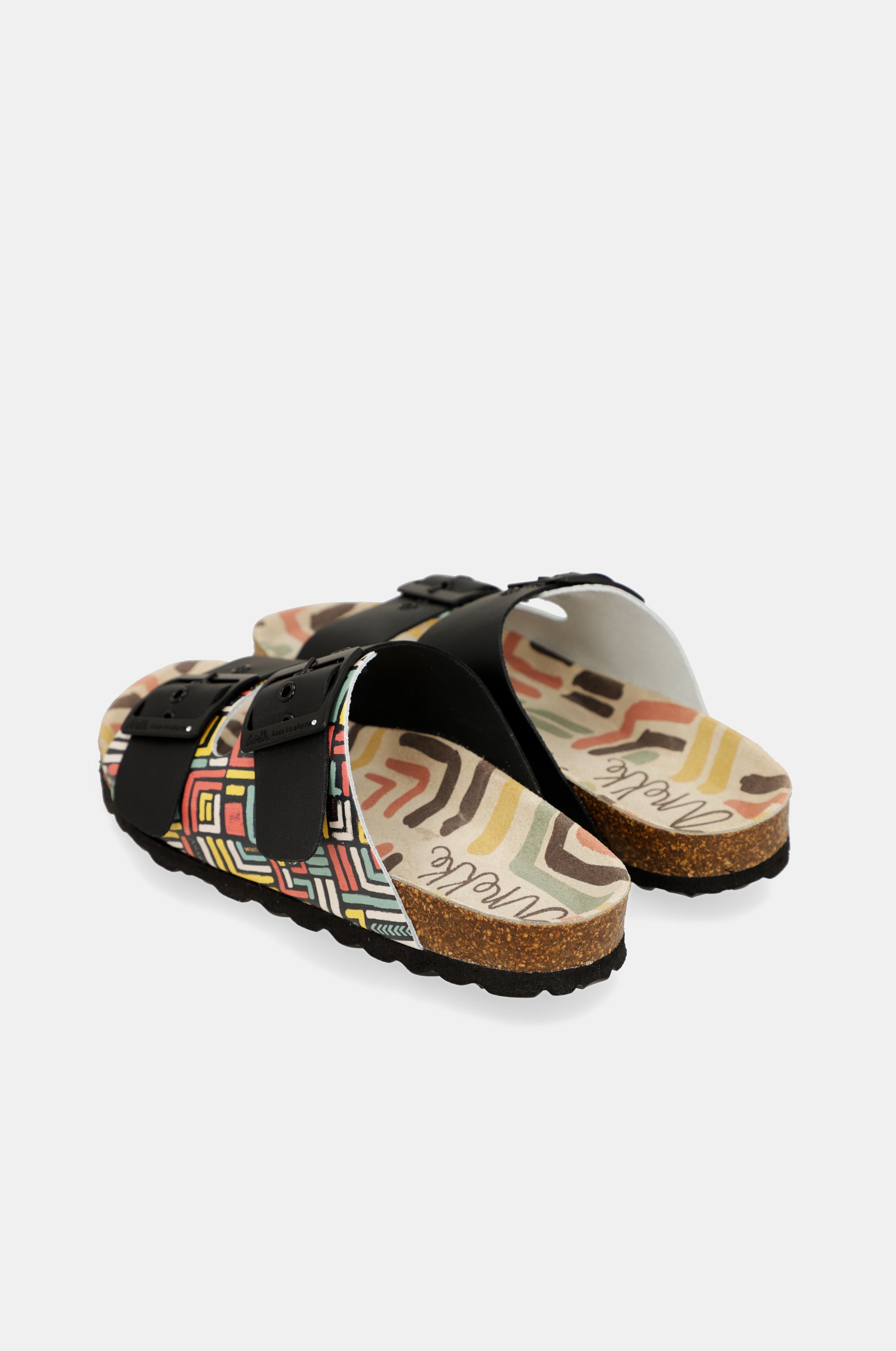 Kene black women's bio sandals