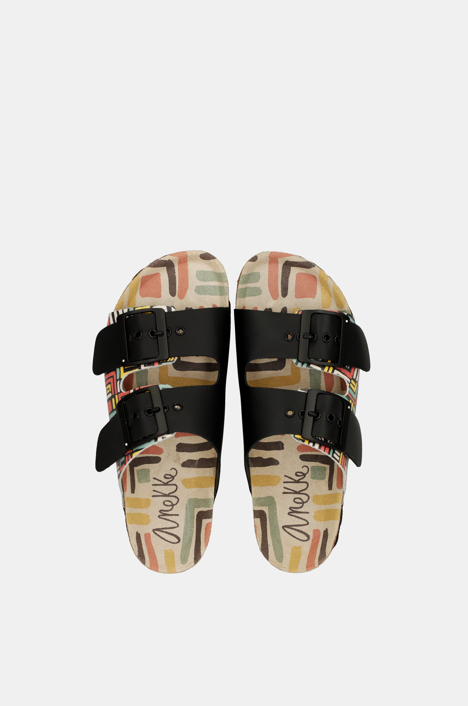 Kene black women's bio sandals