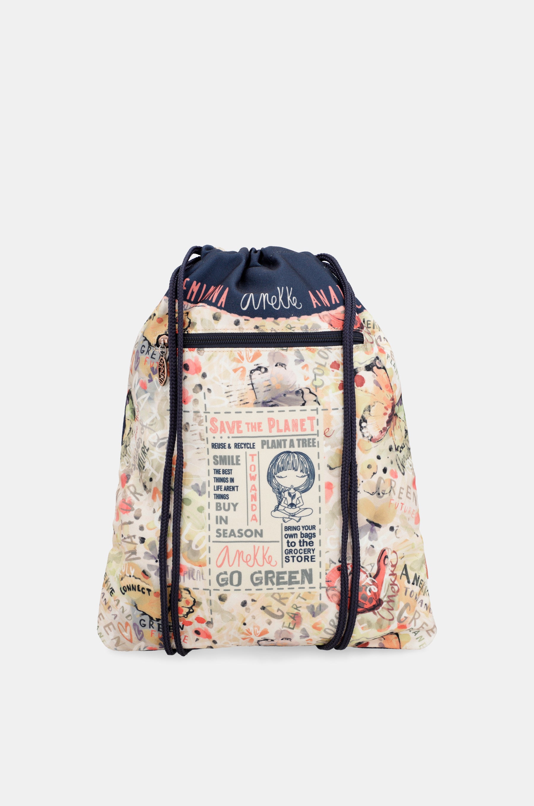 Pachamama fabric backpack