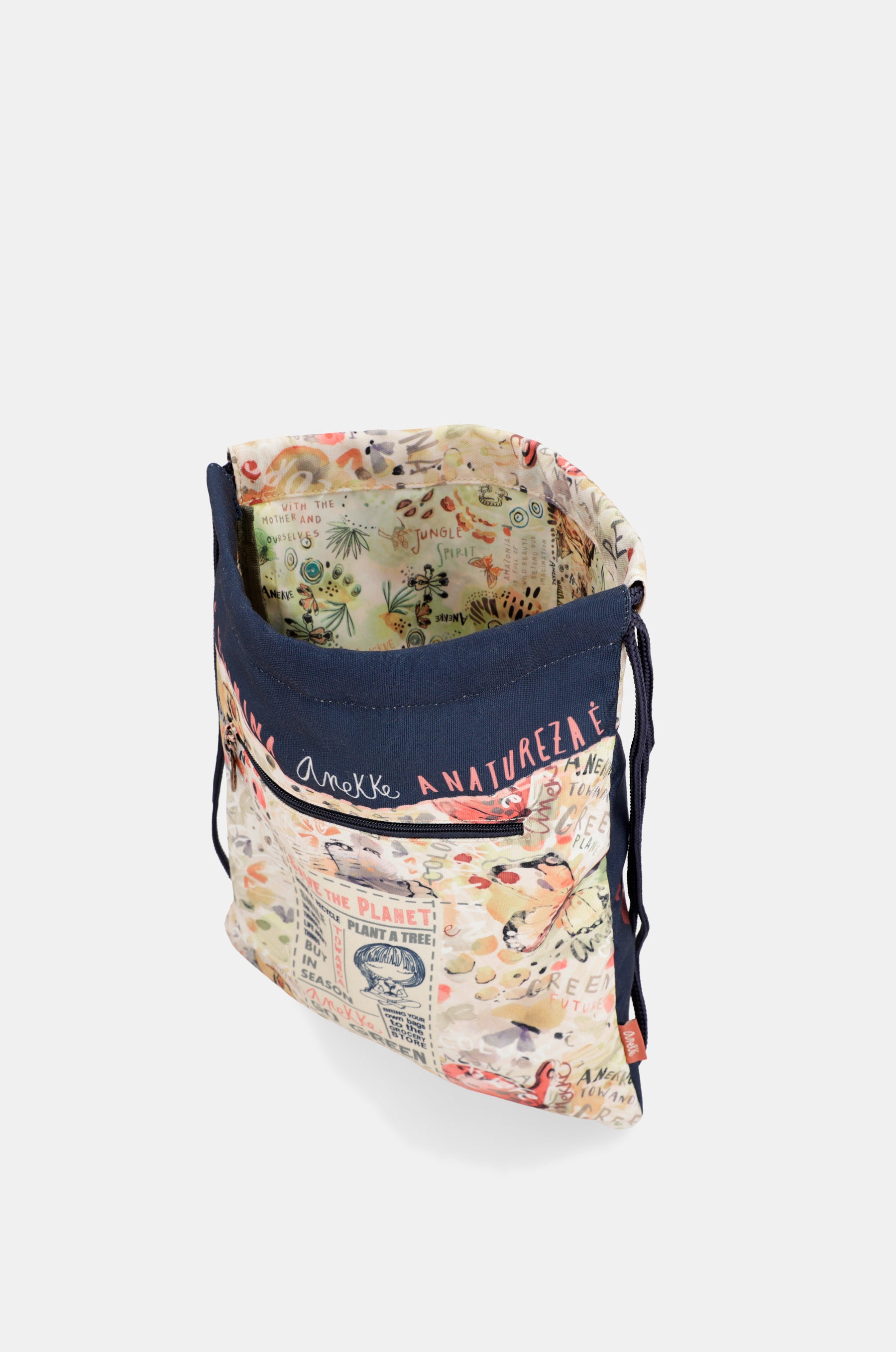 Pachamama fabric backpack