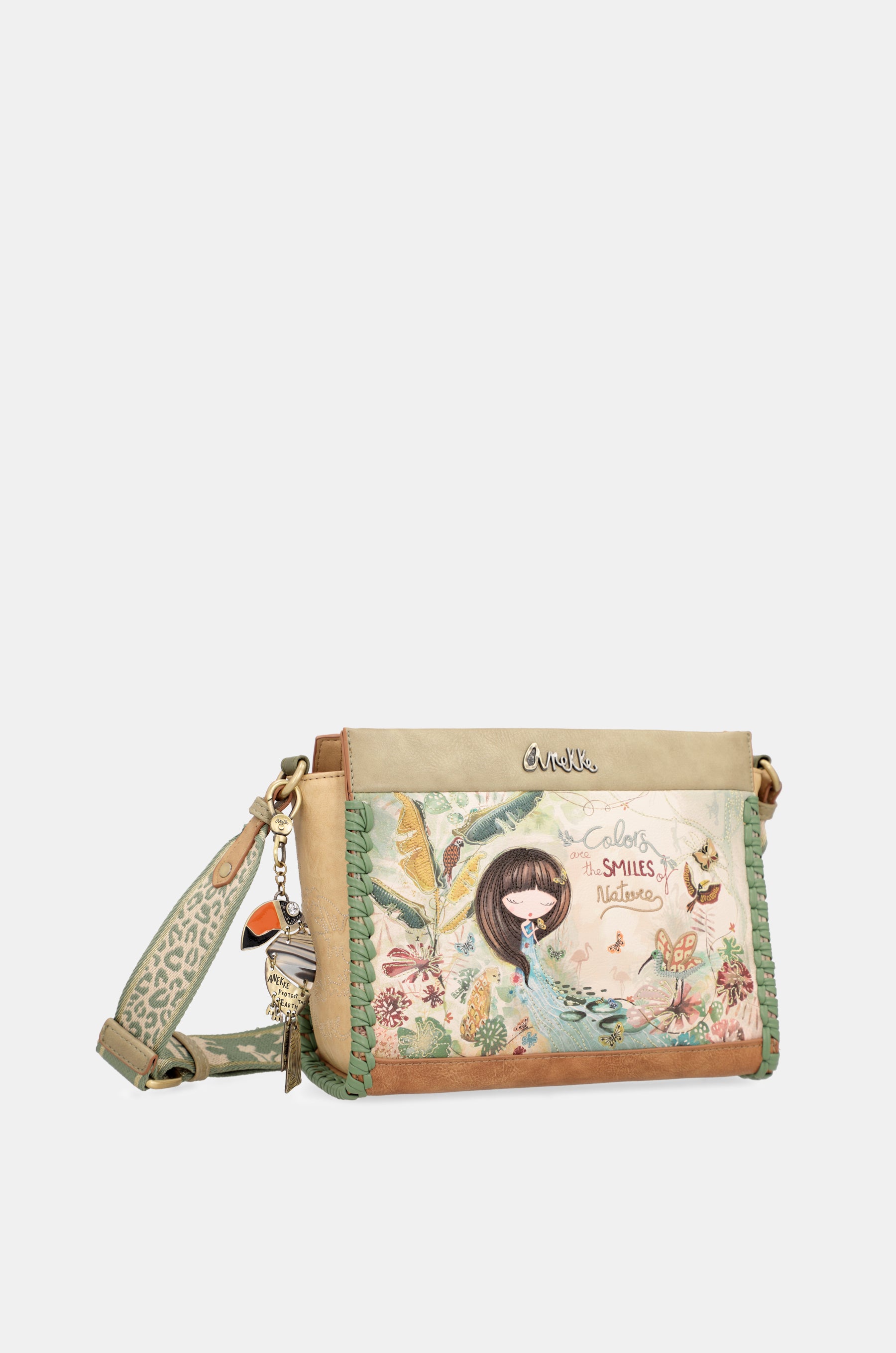 Amazonia printed crossbody bag anekke
