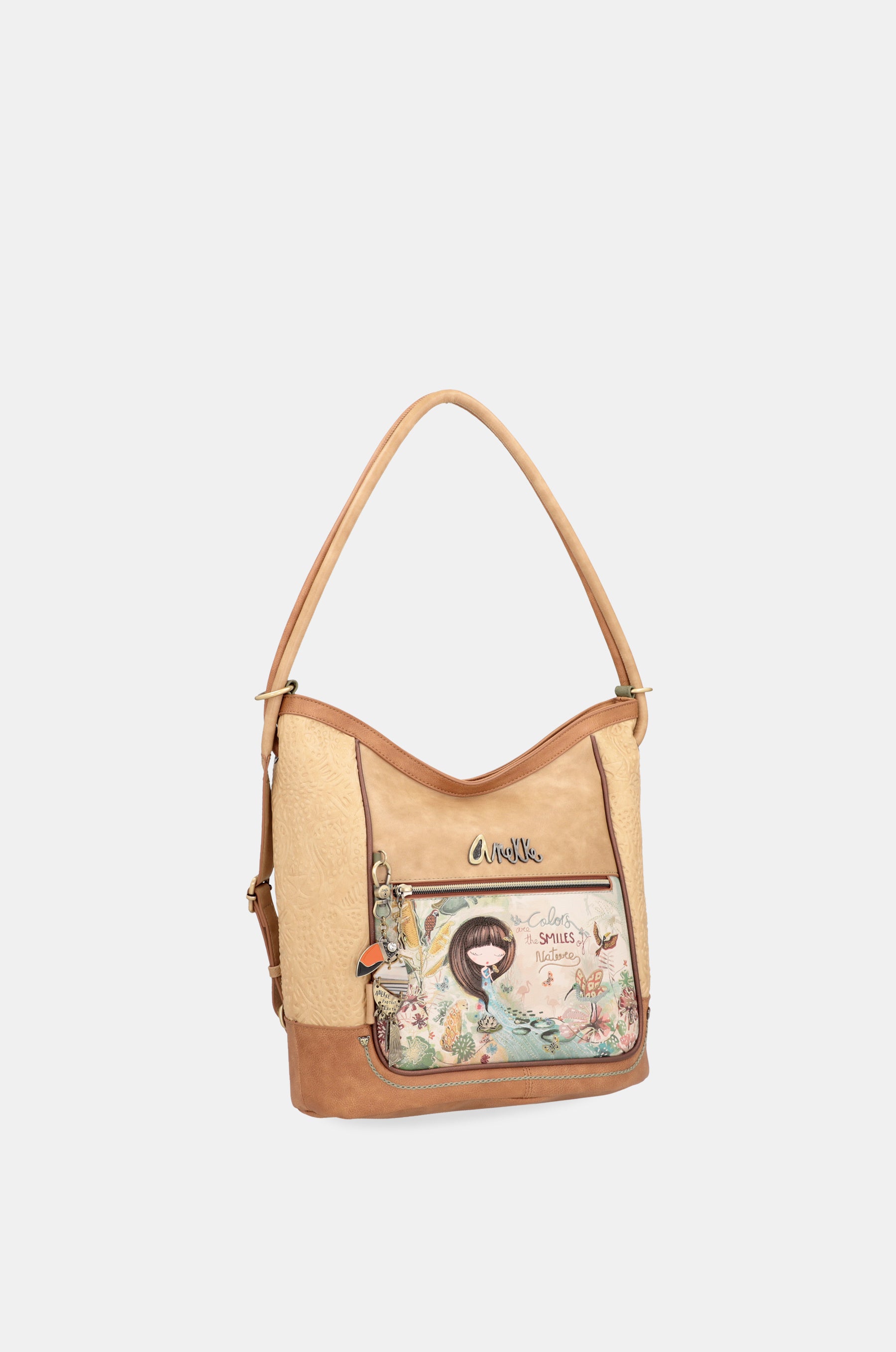 Amazonia convertible crossbody bag with backpack