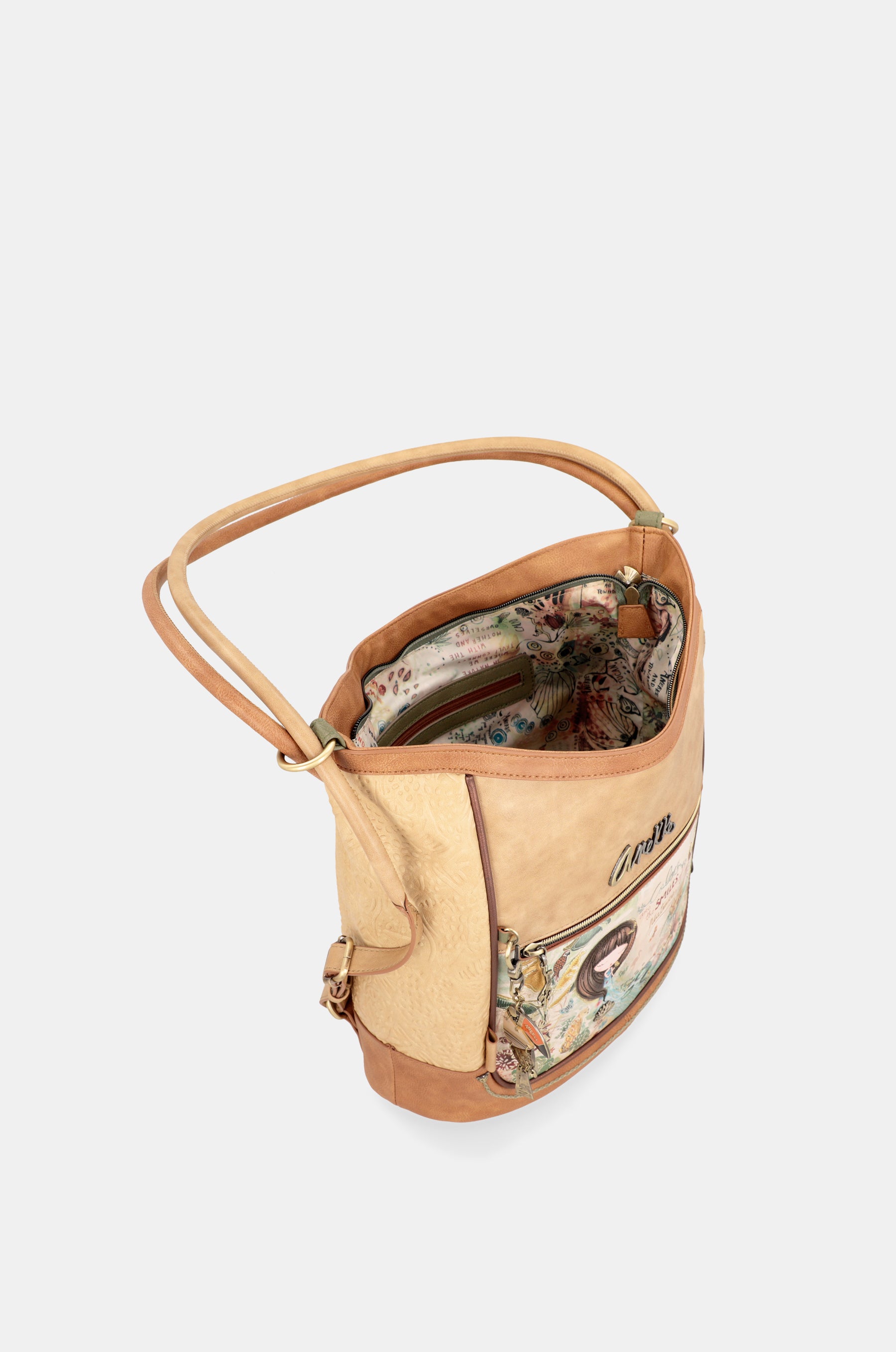 Amazonia convertible crossbody bag with backpack