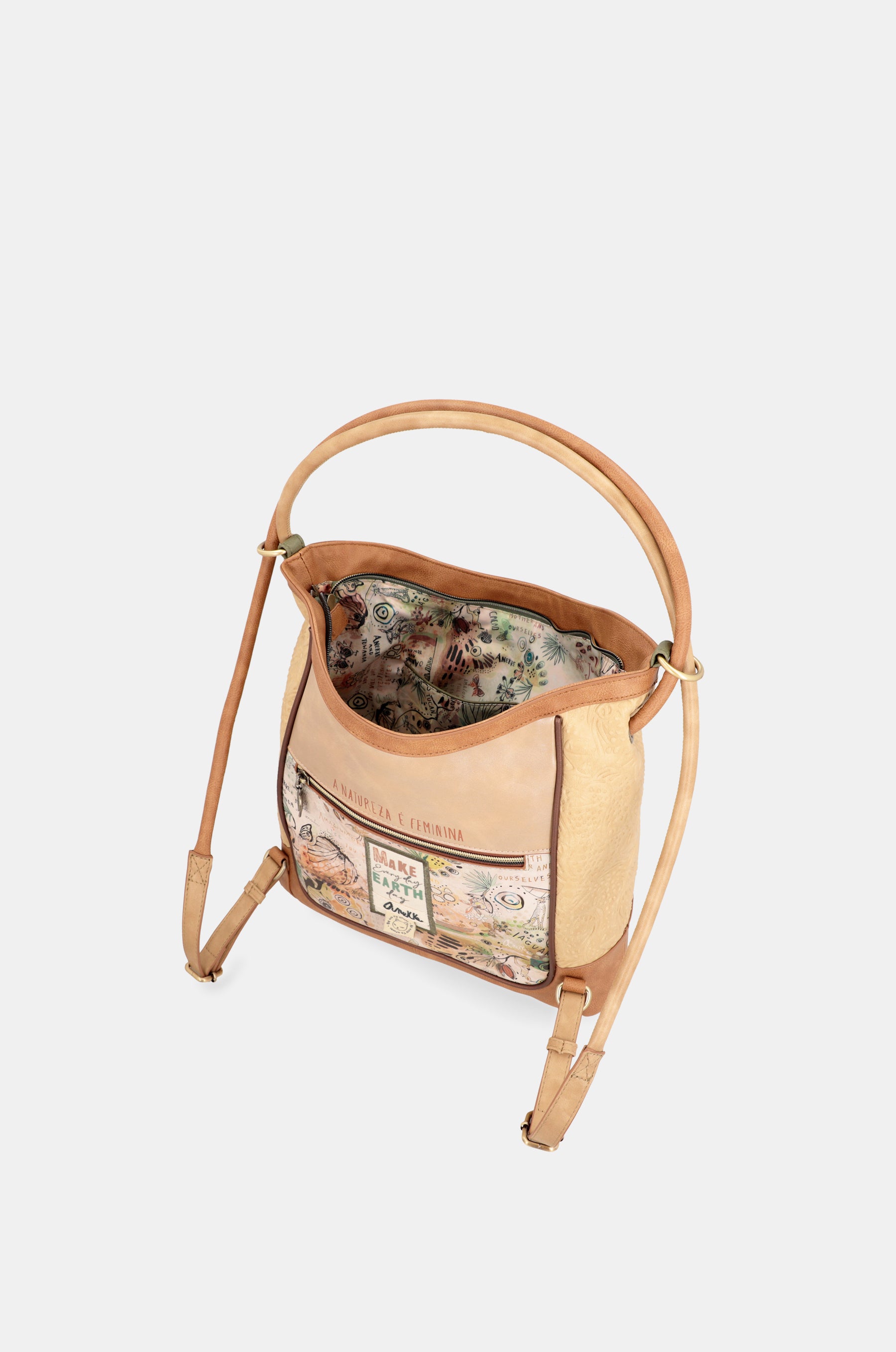 Amazonia convertible crossbody bag with backpack